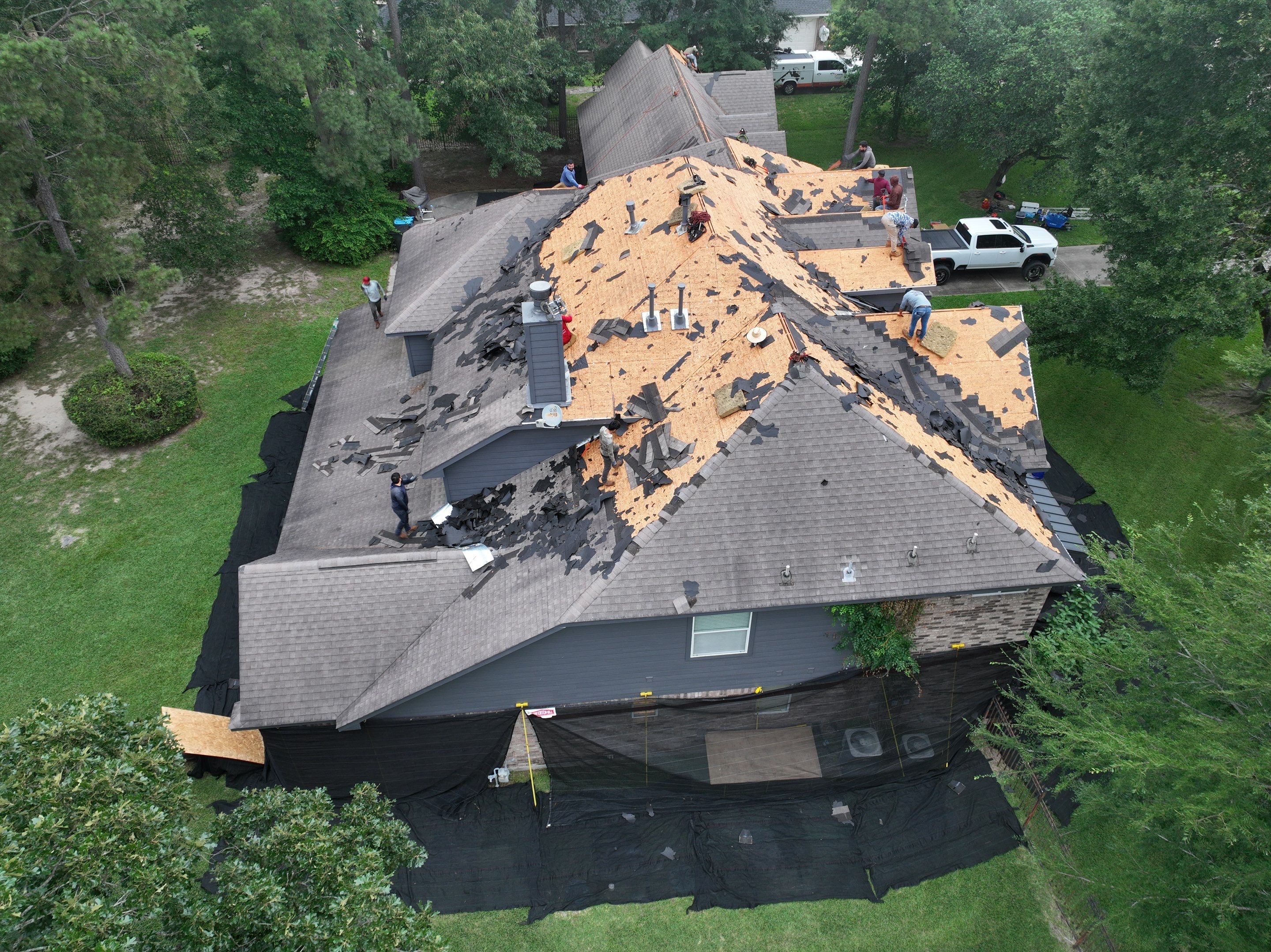 Roof Replacement - The Woodlands Texas by Roof Concepts Construction