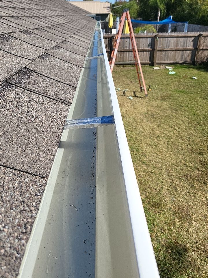 Gutter Installation using K-Style Gutters by Gutter Professors