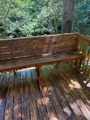 Deck using Wood Sealant