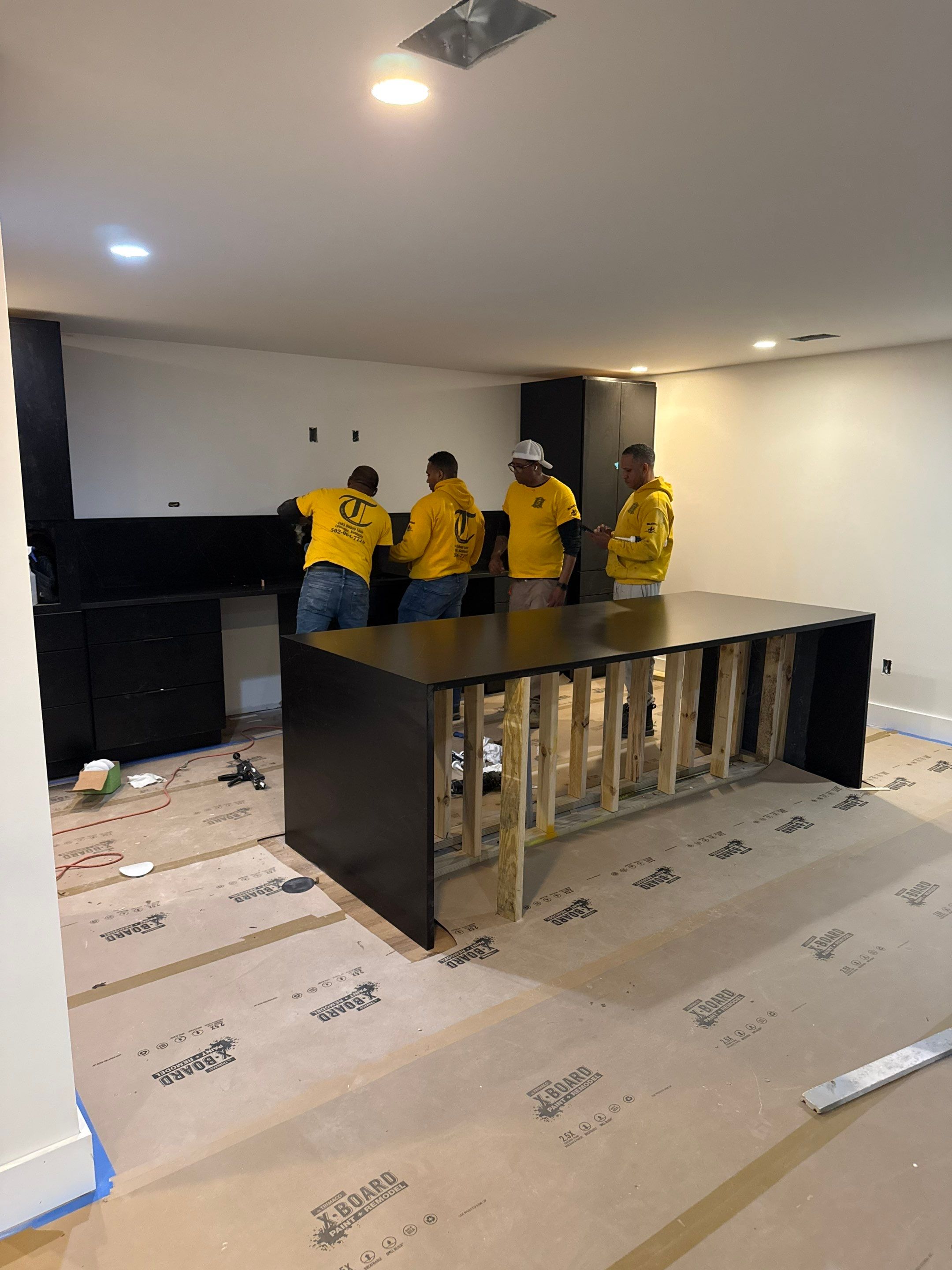 Basement Finishing Project with Home Gym and Sauna in Prospect by Authentic Carpentry
