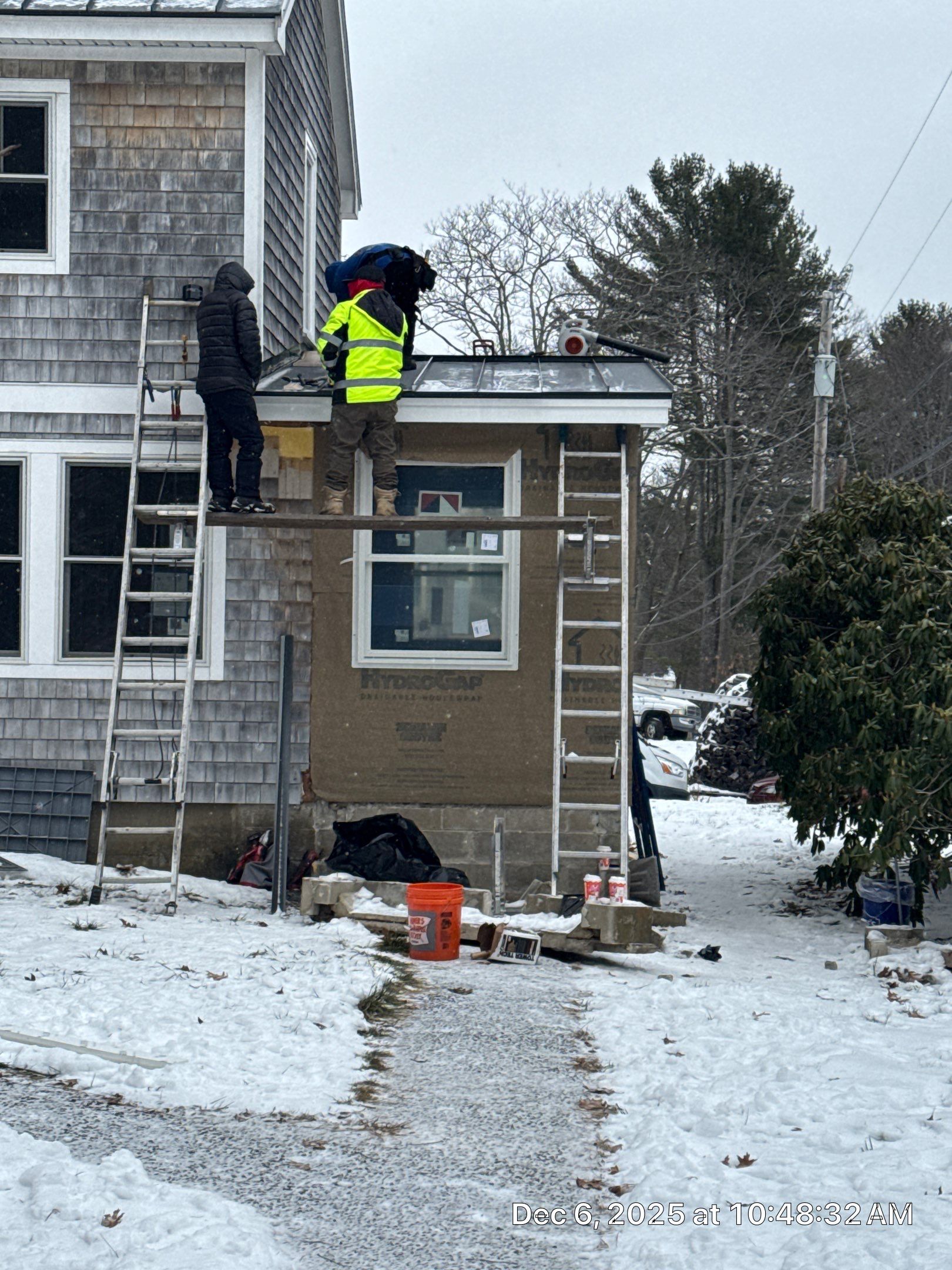 Standing Seam Metal Roof Replacement in Kittery Point, Maine by Compass exteriors