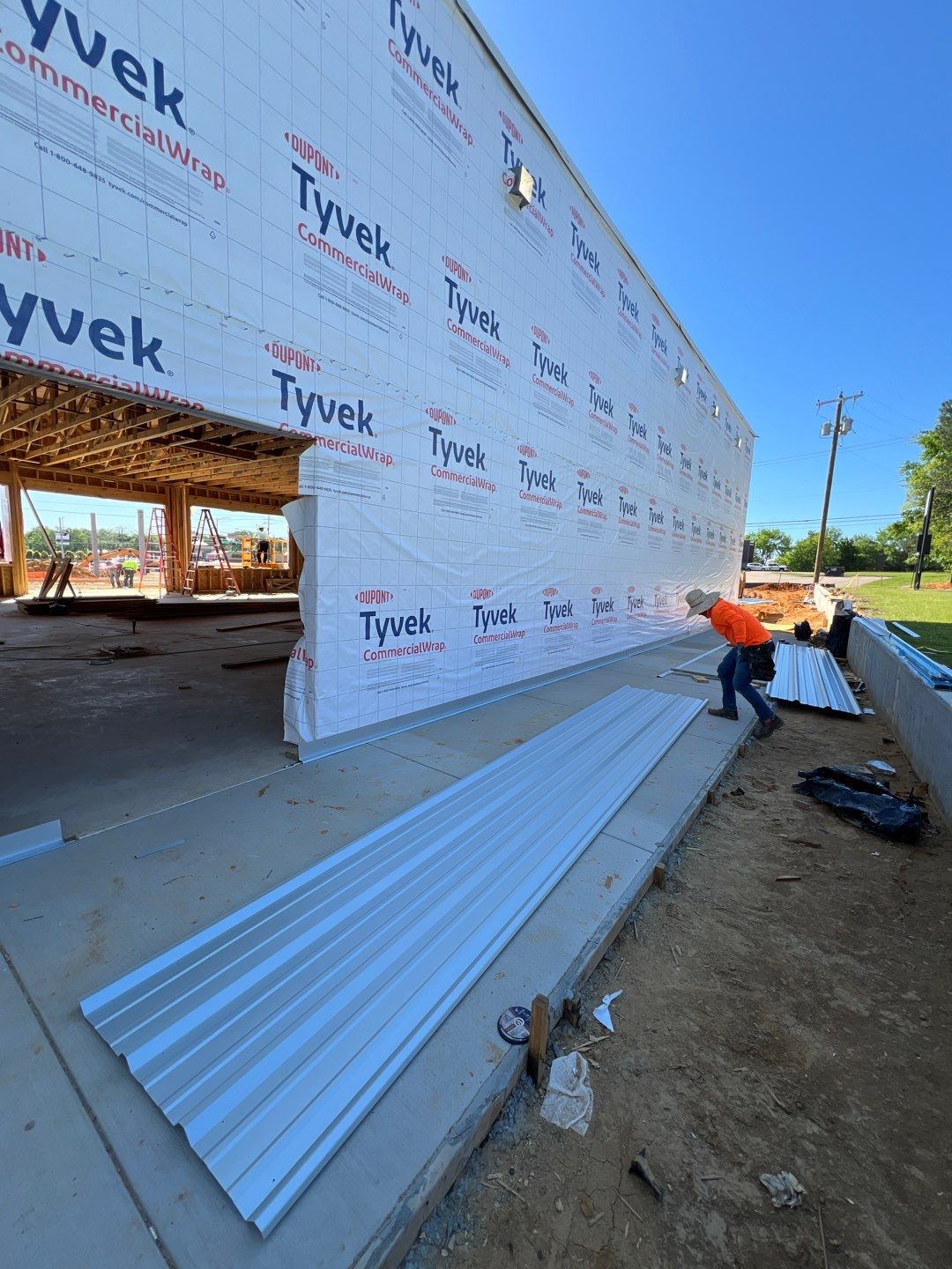 New Build TPO Roof & Metal Wall System – Tyler, TX by All Star Roofing LLC