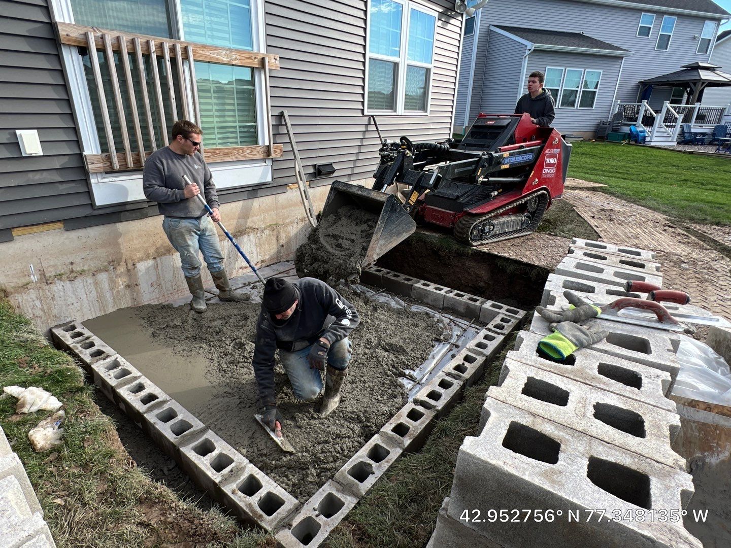 Block Foundation Addition by NG Masonry & Construction LLC