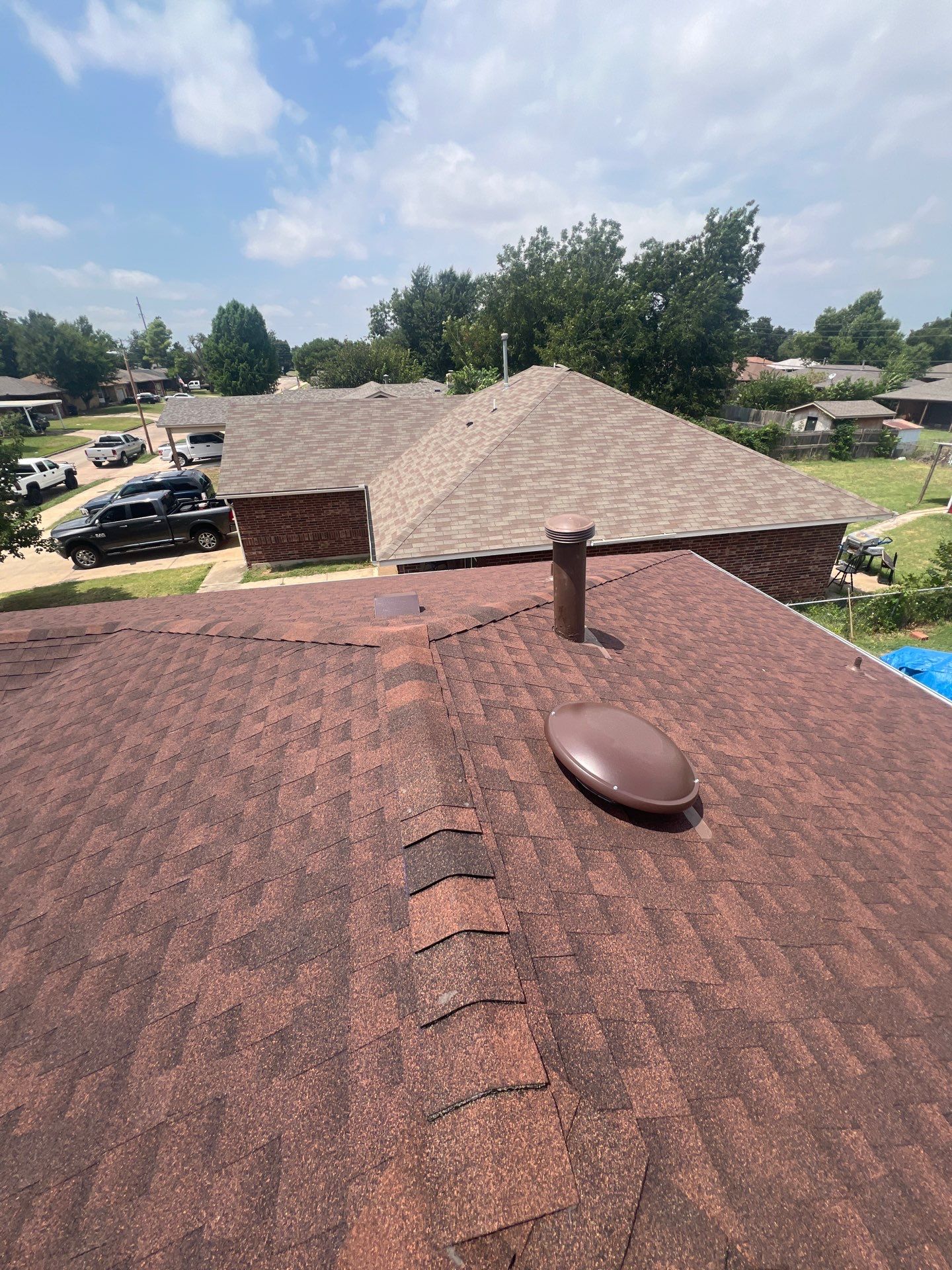 Roof Replacement and Gutter Installation in Oklahoma City, OK by McCann's Roofing and Construction