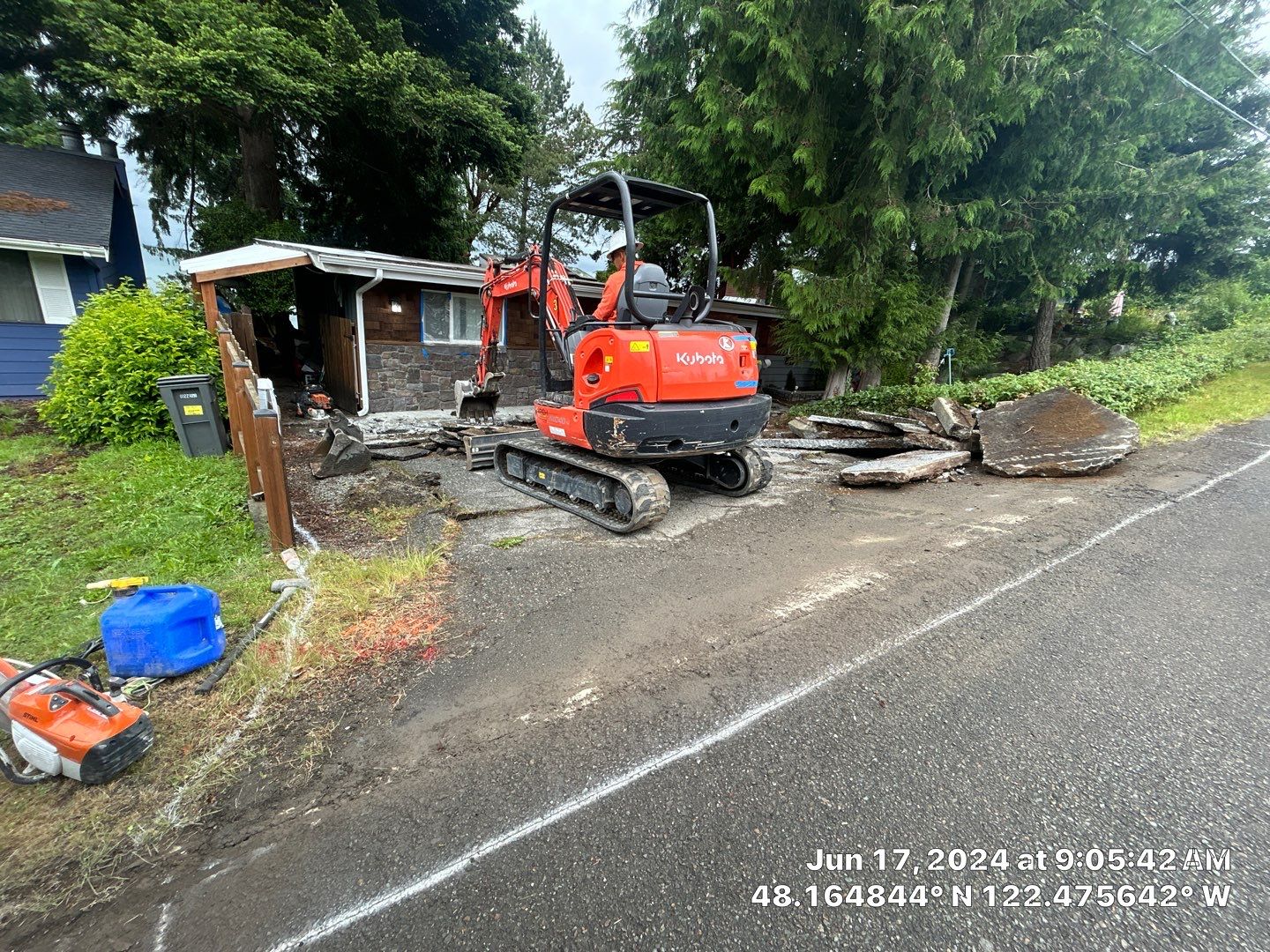 Gerry | Concrete Driveway & Walkway by Jireh Asphalt & Concrete Inc 