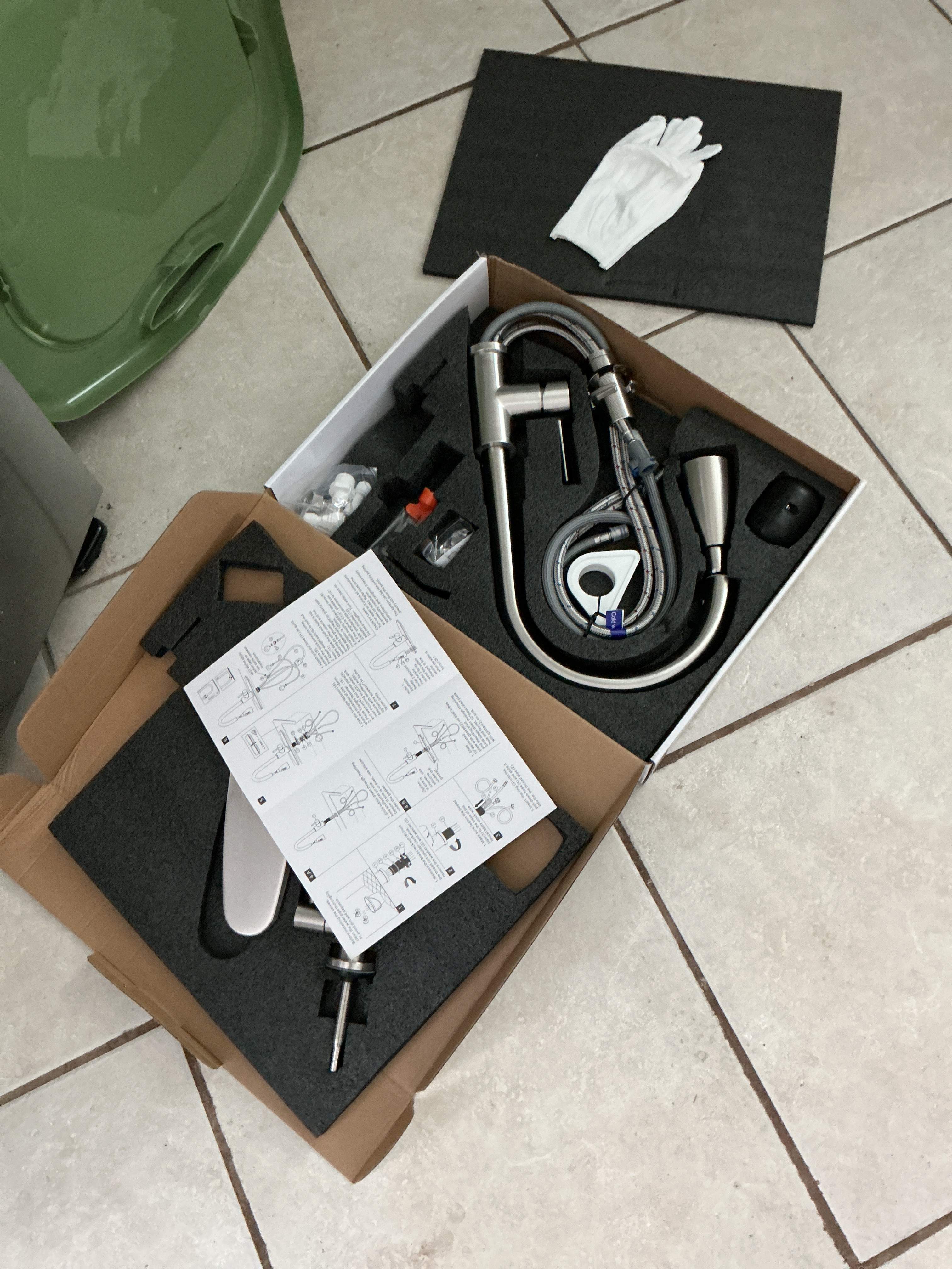 Garbage disposal install with water line repair by Elite Trade Services LLC