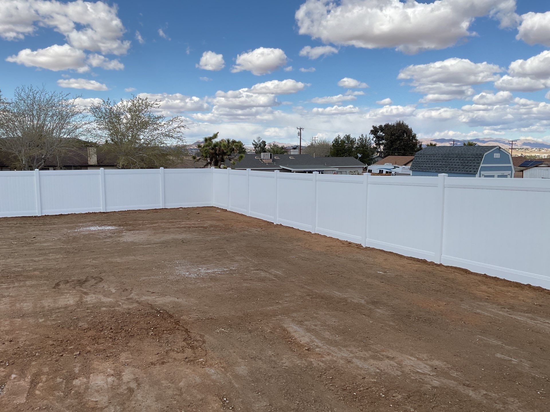 Fence Installation using Vinyl by Fence Guys Inc. 