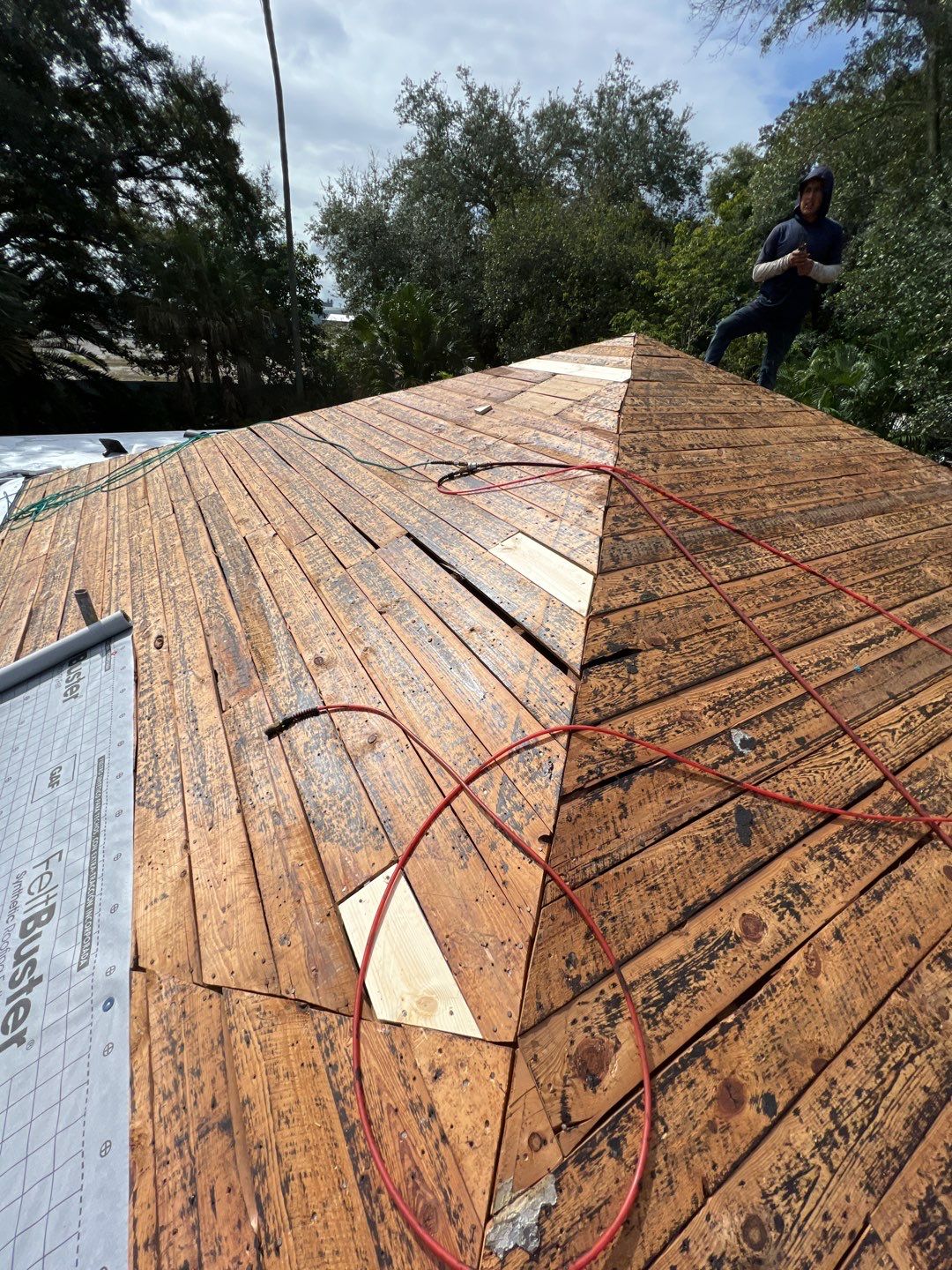 Residential Roofing Installation using GAF Timberline HDZ by 1st Class Roofing, Inc. 