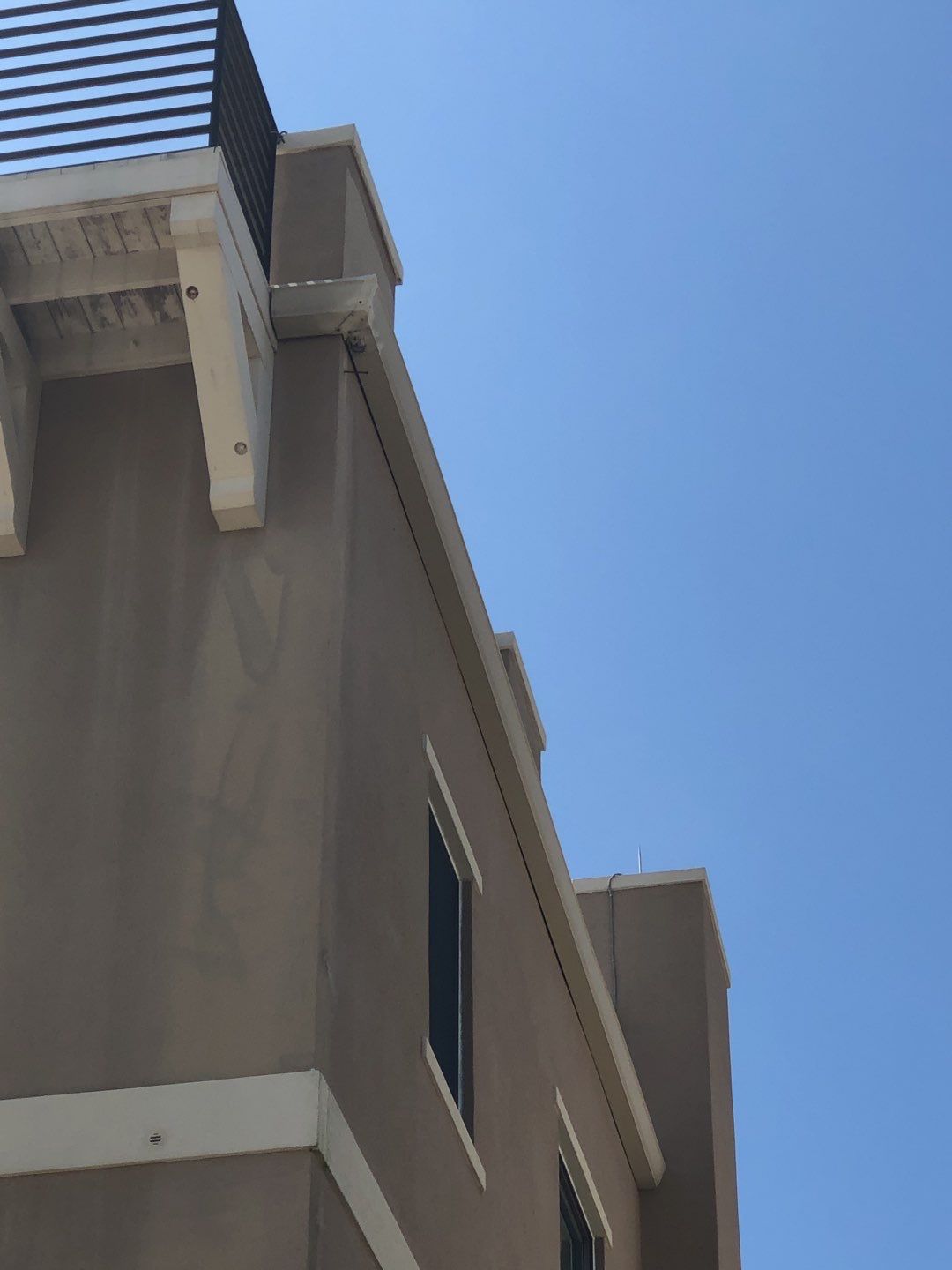 Gutter Installation using Wicker Color K-Style Gutters by Gutter Professors