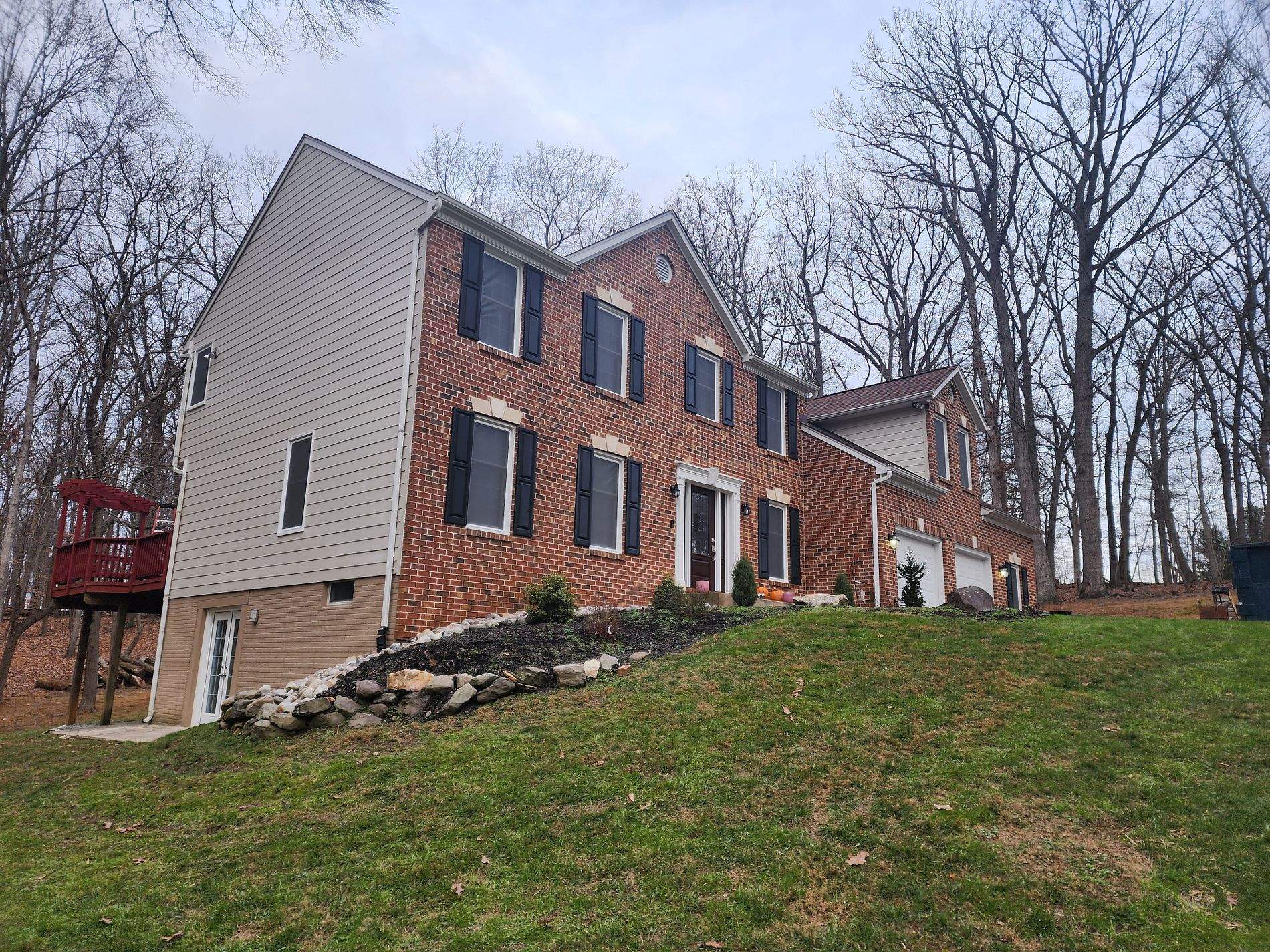Siding Installation using James Hardie Siding- Cobblestone & Provia Signet Entry Door by Roof Right Inc