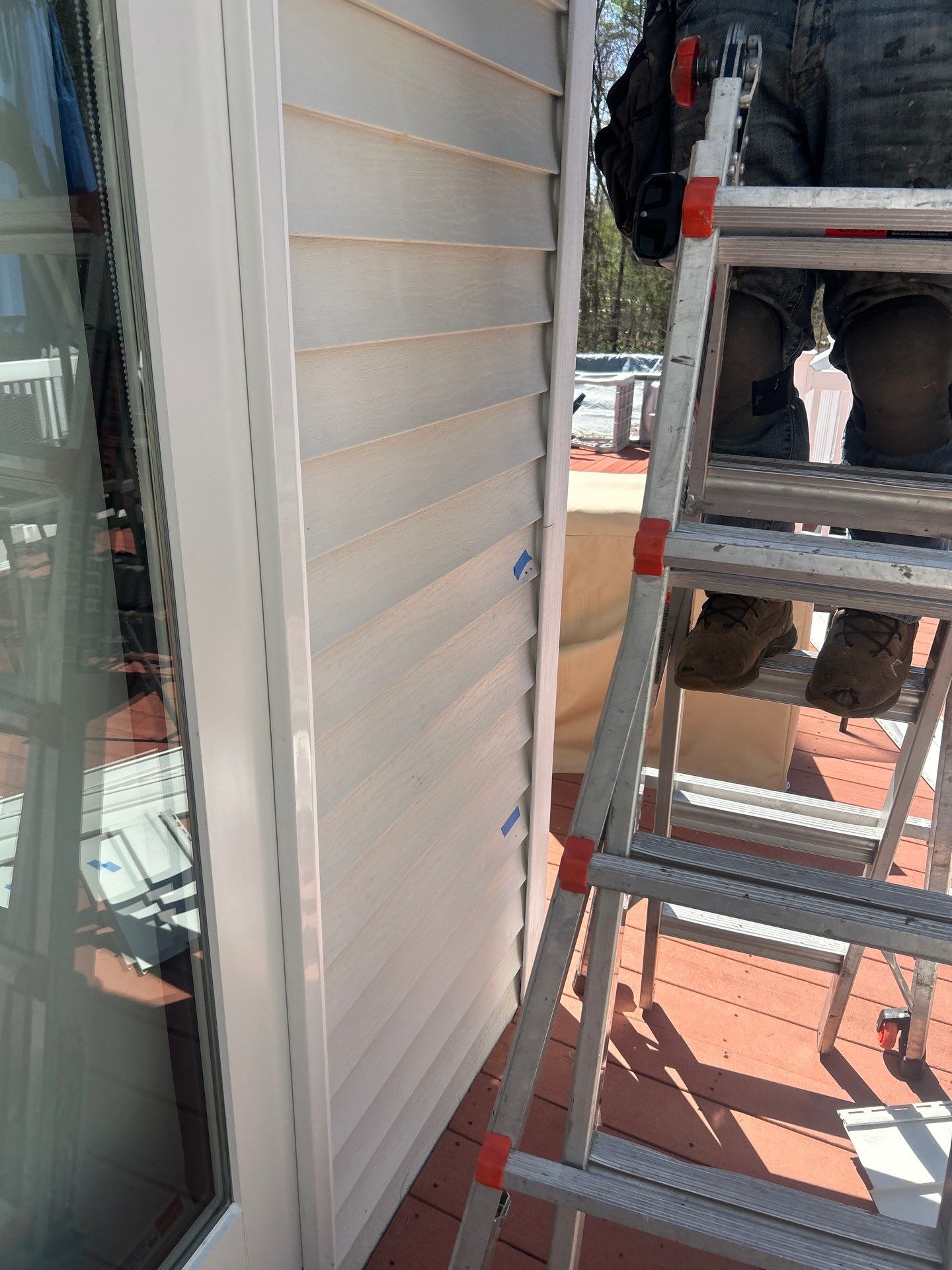 Vinyl Siding Repair with Spot Replacement by Mighty Dog Roofing of Greater Middlesex County