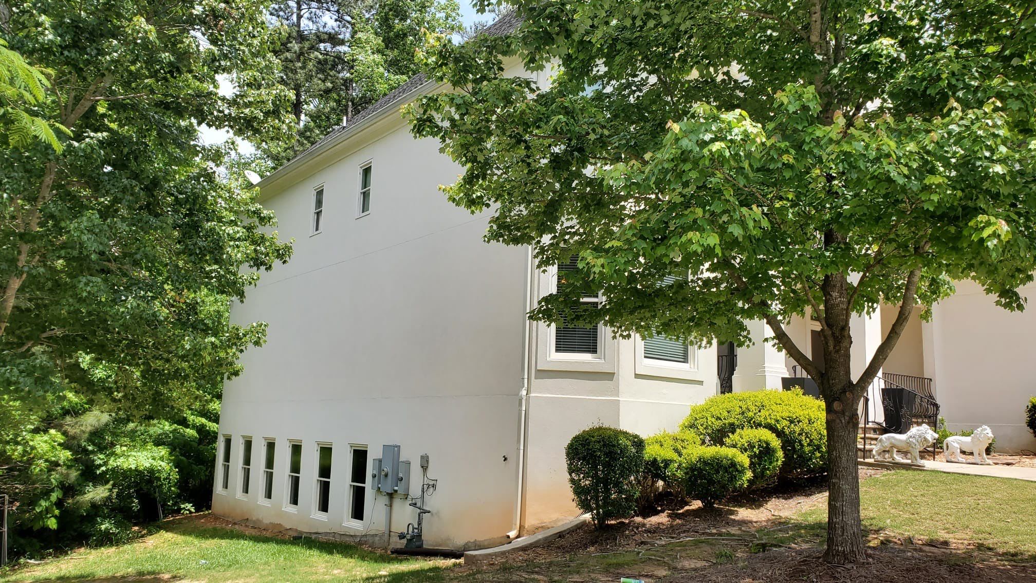 Full Exterior Stucco Painting and Trim Update in Atlanta by Swift Home Renovations