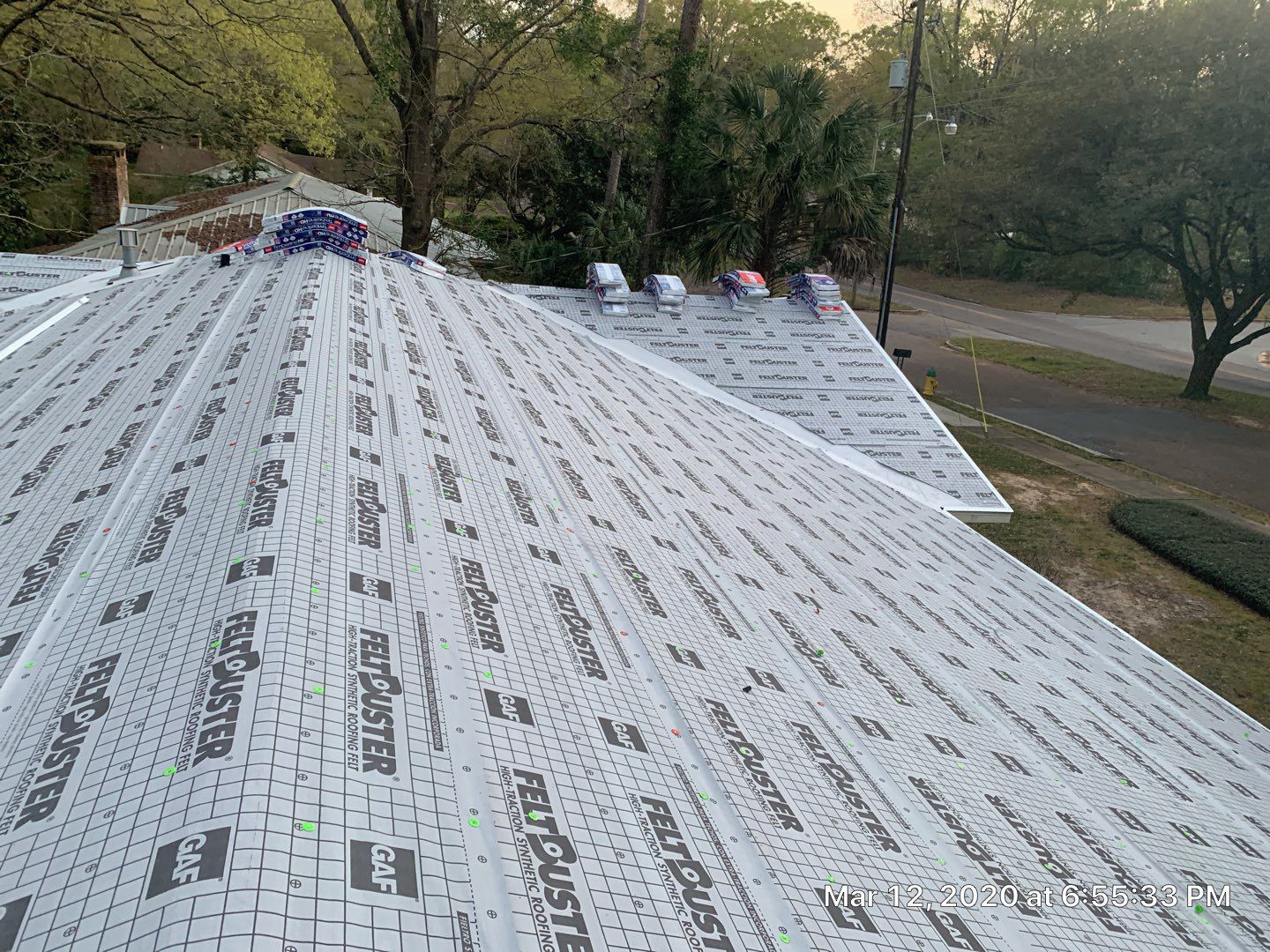 Residential Roofing Installation using Roof Replacement by American Roofing & Construction LLC