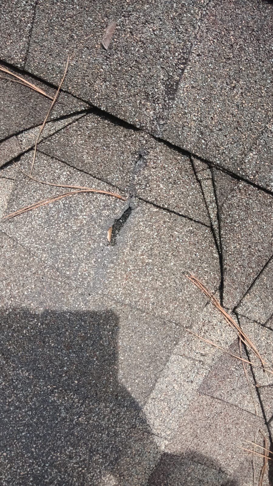 Hail Damage using Owen's Corning Duration (Lifetime) Shingles by Roof Repair Company