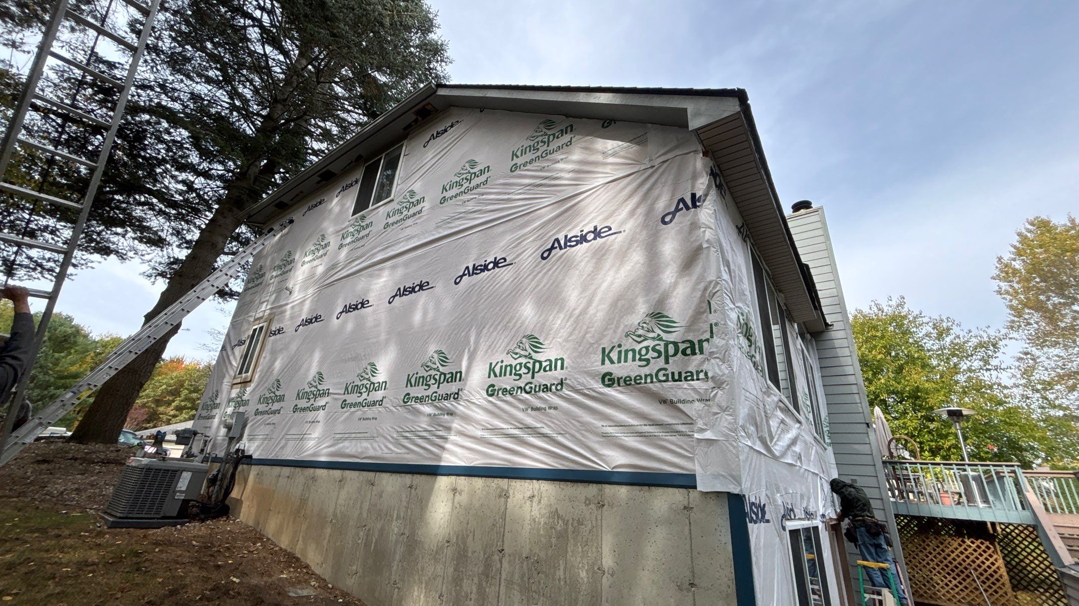 Siding Replacement using Ascend Laguna Blue by 180 Contractors