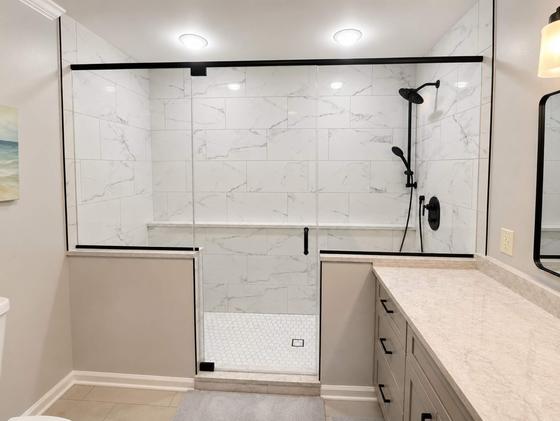 Langley Bathroom Remodel by Integrity Tile and Home LLC