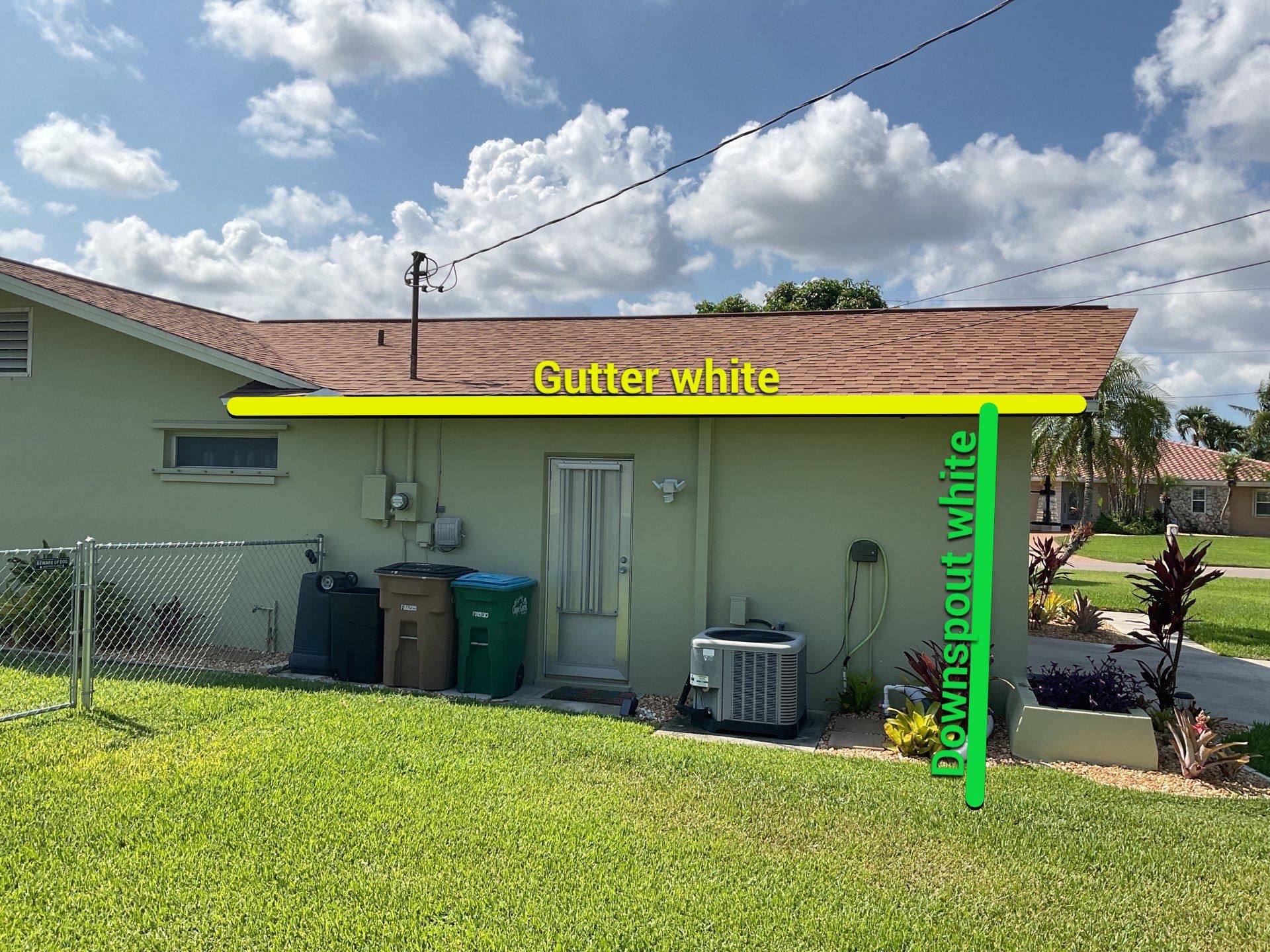 6-Inch Seamless Gutter Installation in Cape Coral FL by Gutter Professors