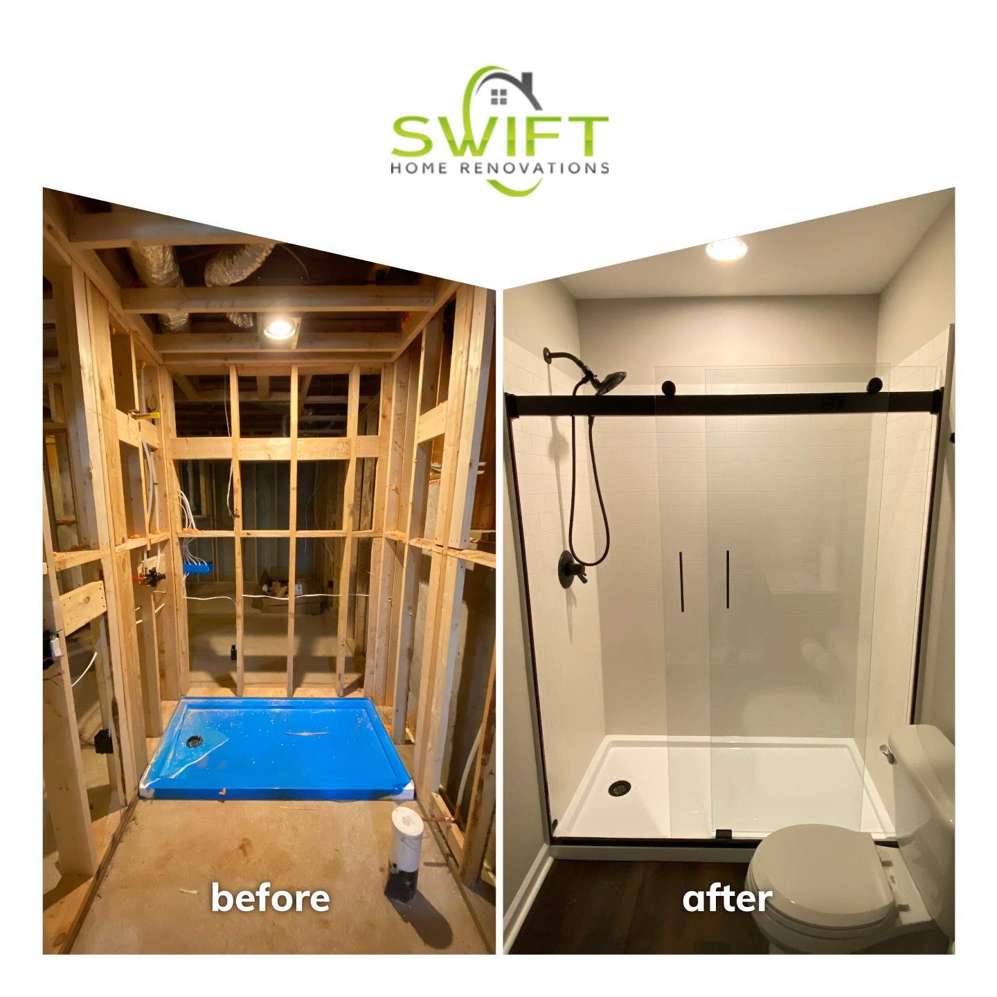 Complete Basement Remodeling and Custom Living Suite in Smyrna by Swift Home Renovations