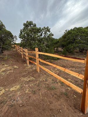 Residential using Split-rail