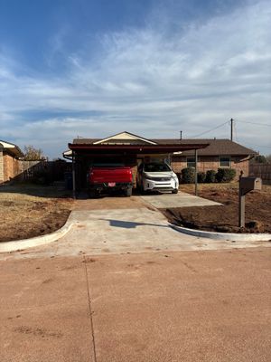 Concrete work and Carport Install