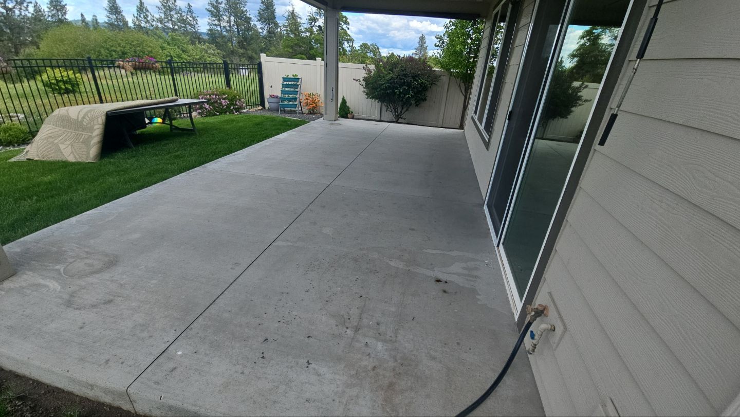 Patio Transformation using Pecan by Croc Coatings, LLC