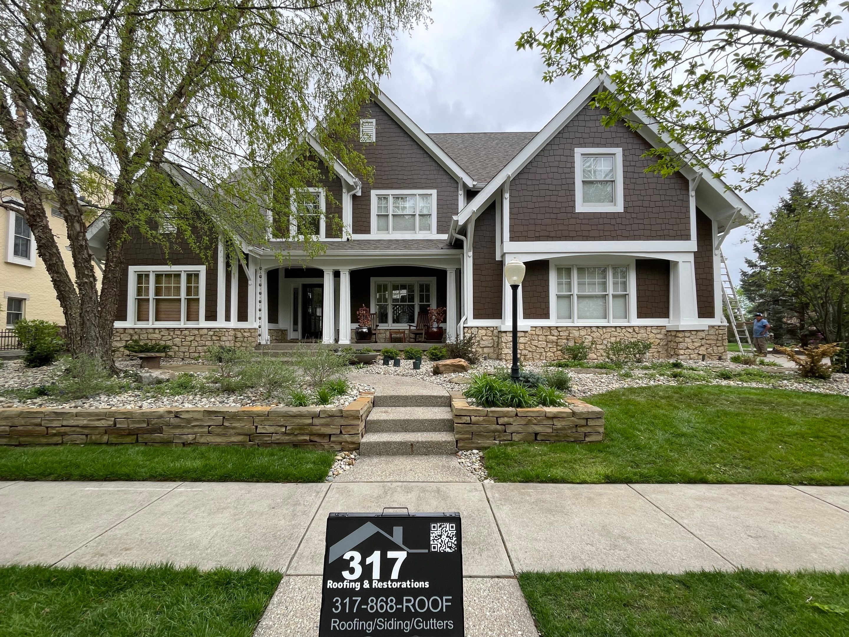 Roof Damage using Owens Corning Duration Storm by 317 Roofing & Restorations