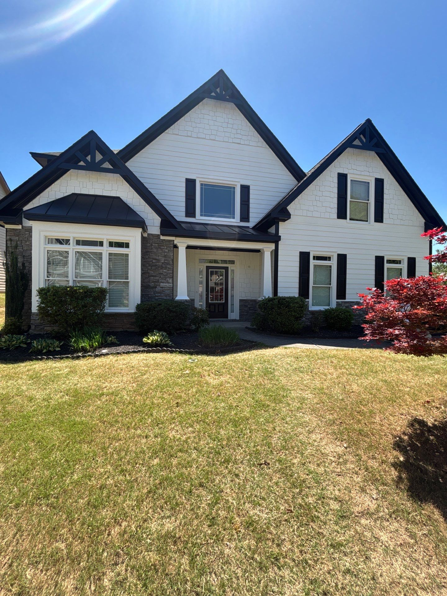 Modern Contrast Exterior Refresh – Cumming, GA 30040 by Five Star Painting