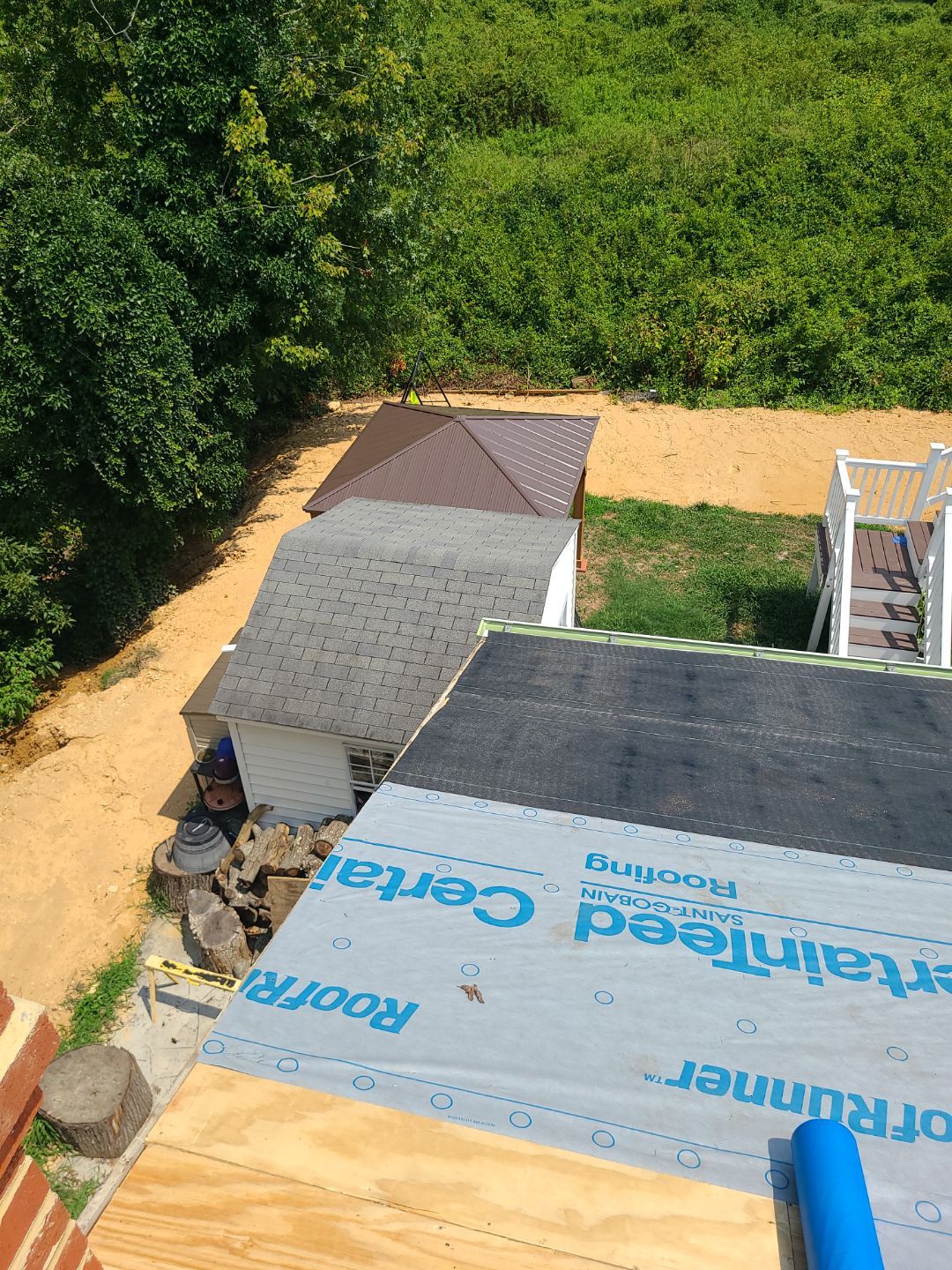 Woodbridge: Roof Replacement with CertainTeed Landmark Pro Designer Shingles in Max Def Colonial Slate by RM Banning, Inc.