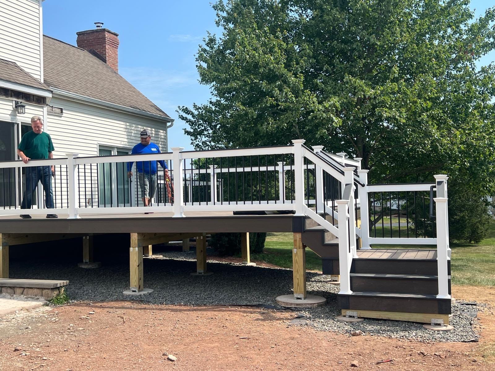 New Deck  in Readington Township by deck guardian