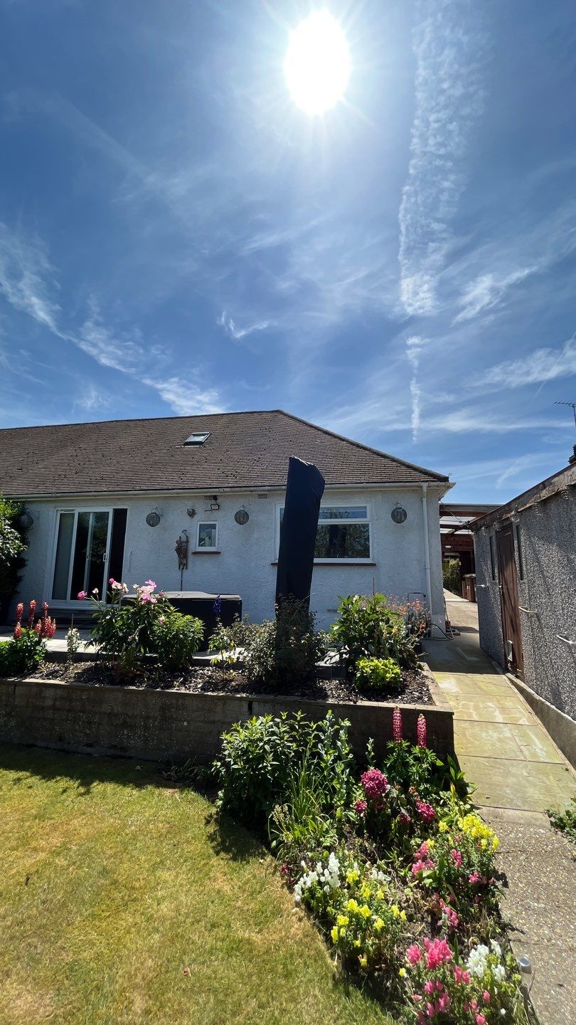 Roof Clean - Render Clean using Honda 15lpm Low Pressure Washing Machine by Ges Exterior Cleaning ltd