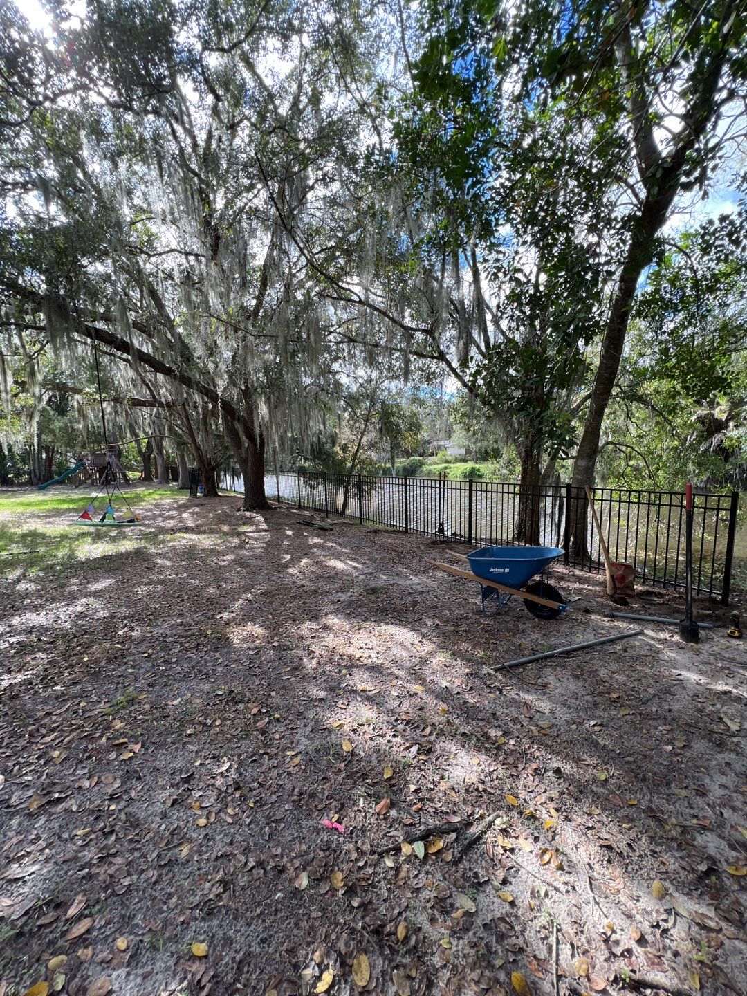 Sarasota, FL 4ft. Tall Black Aluminum & 4 ft. Tall Black Chain-link Fence by Asap fence and gates, LLC