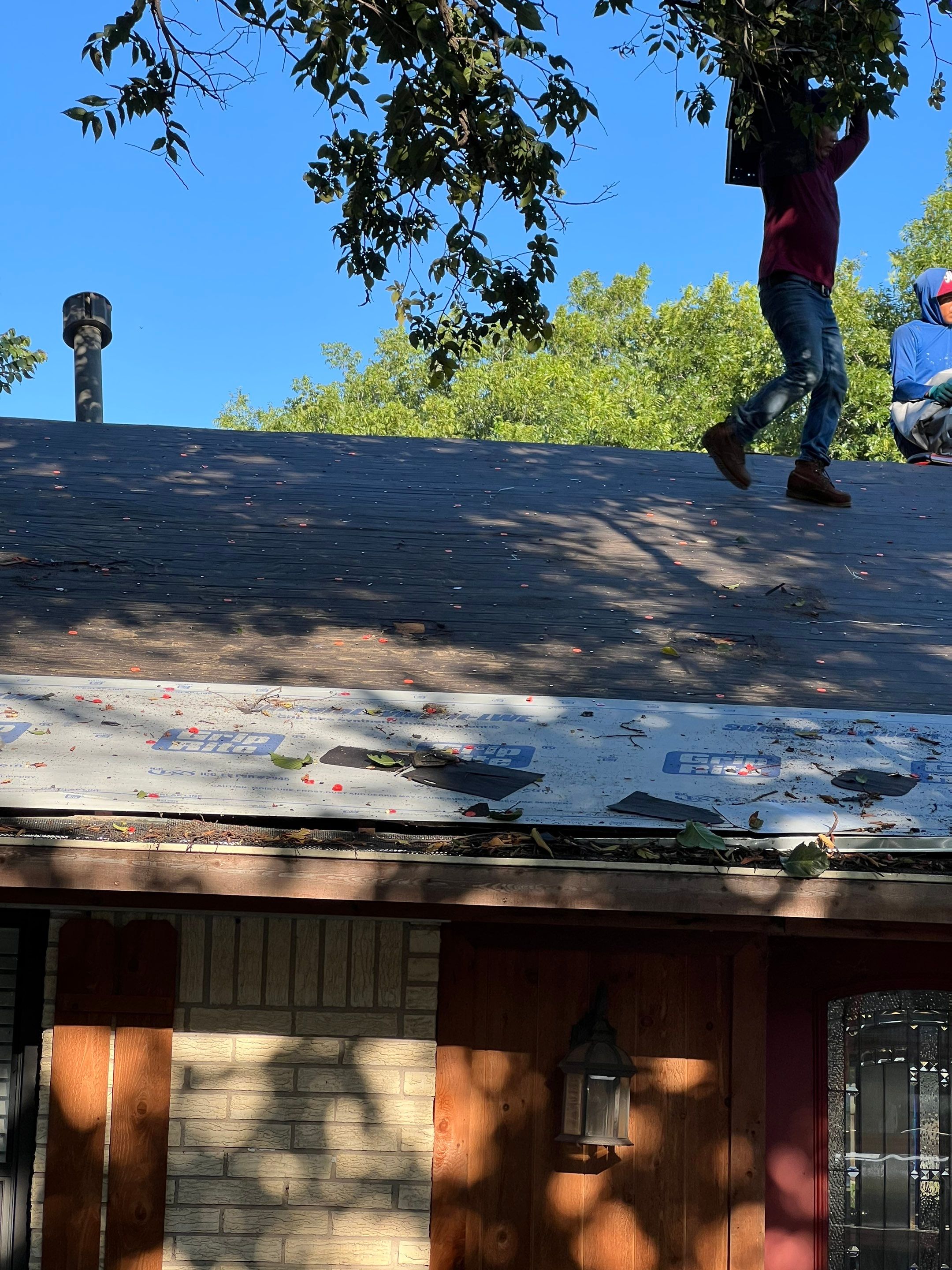 Project in Granbury by Lonestar Roofing and Restoration LLC.