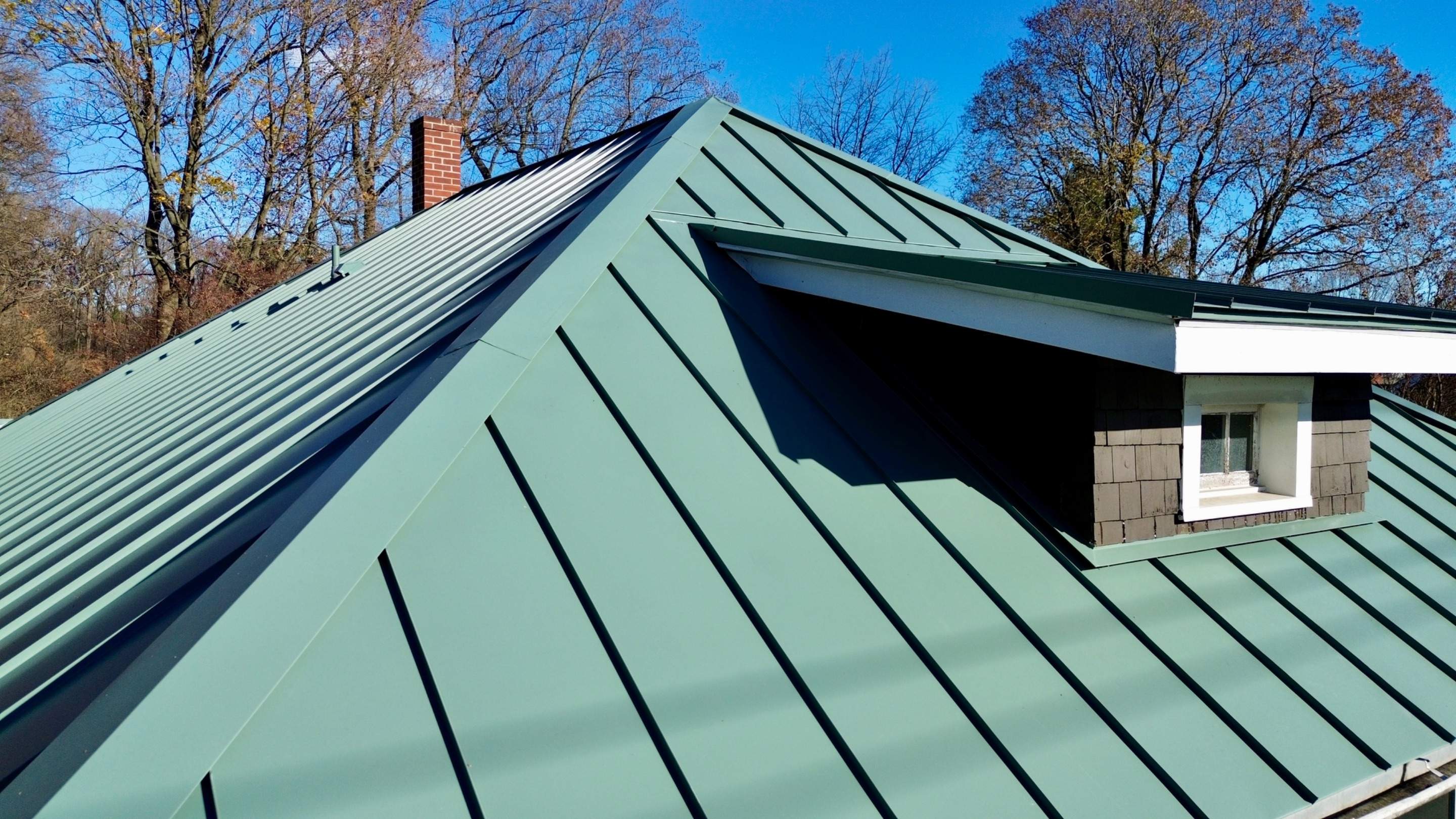 Residential Roofing Installation using Standing Seam Metal Roof | Mechanically Fastened | 24 Gauge by Matter Construction, LLC