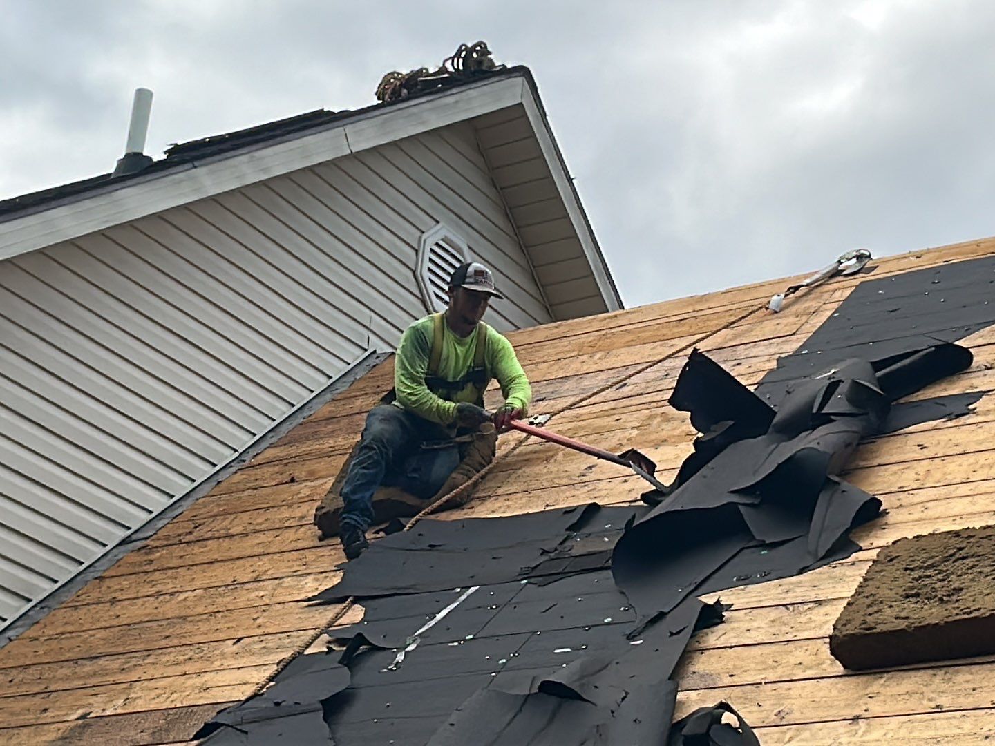 Residential Roofing Installation using Metal by Mr. Roofer