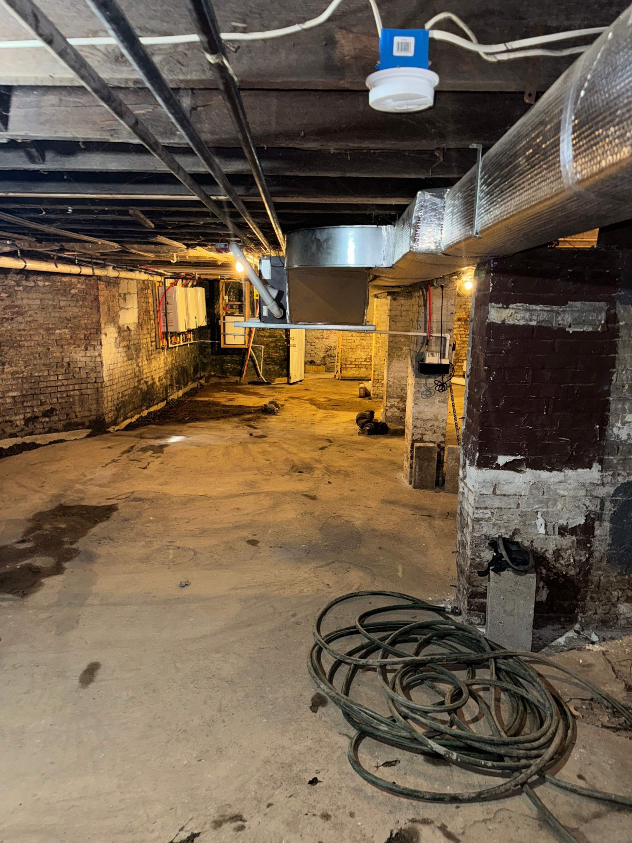 Interior French Drain & Wall Vapor Barrier in Newark, NJ  by Pure Service Pro, LLC 
