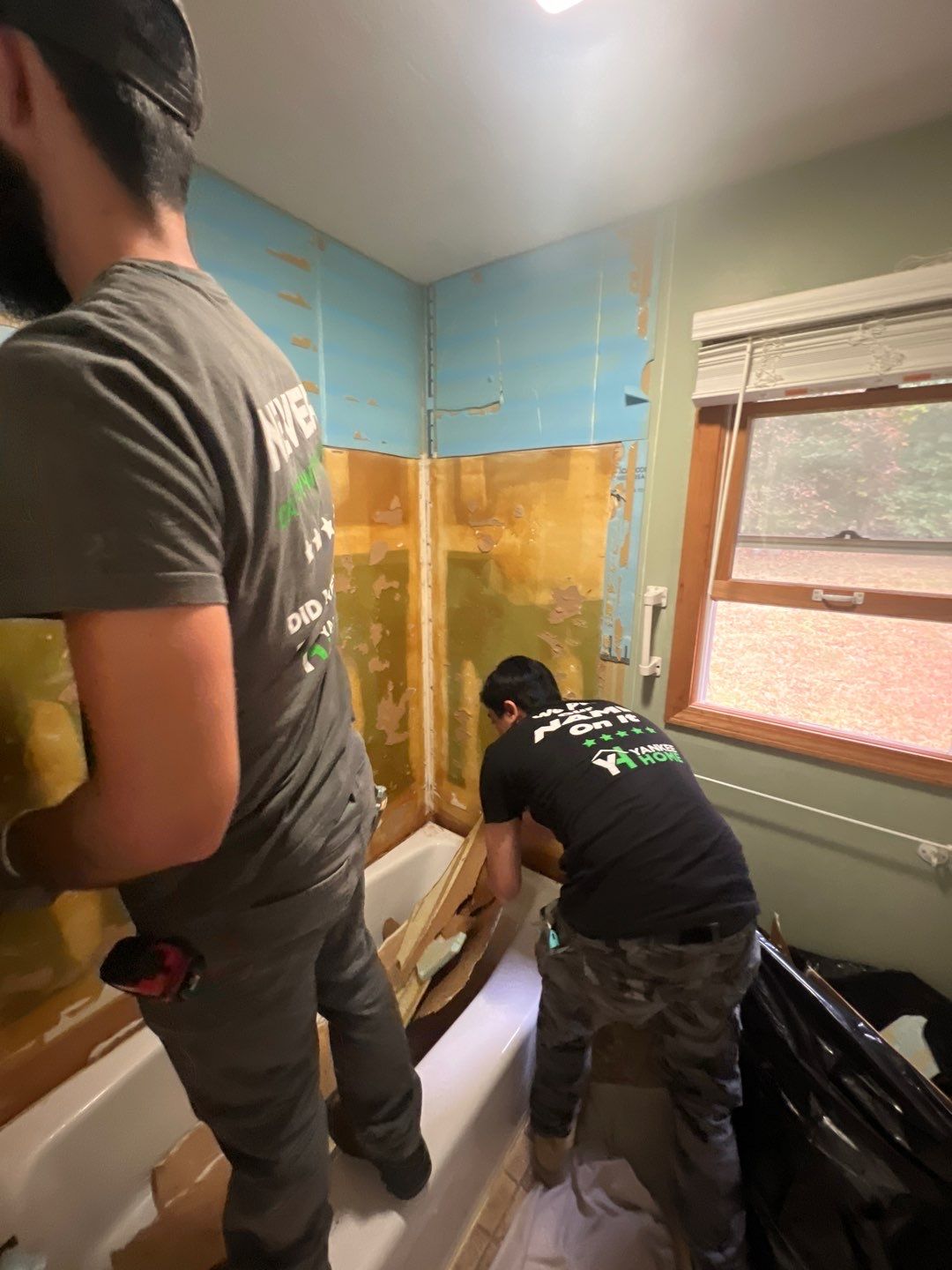 Tub to Walk-In Shower Installation in Belchertown, MA  by Yankee Home Improvement