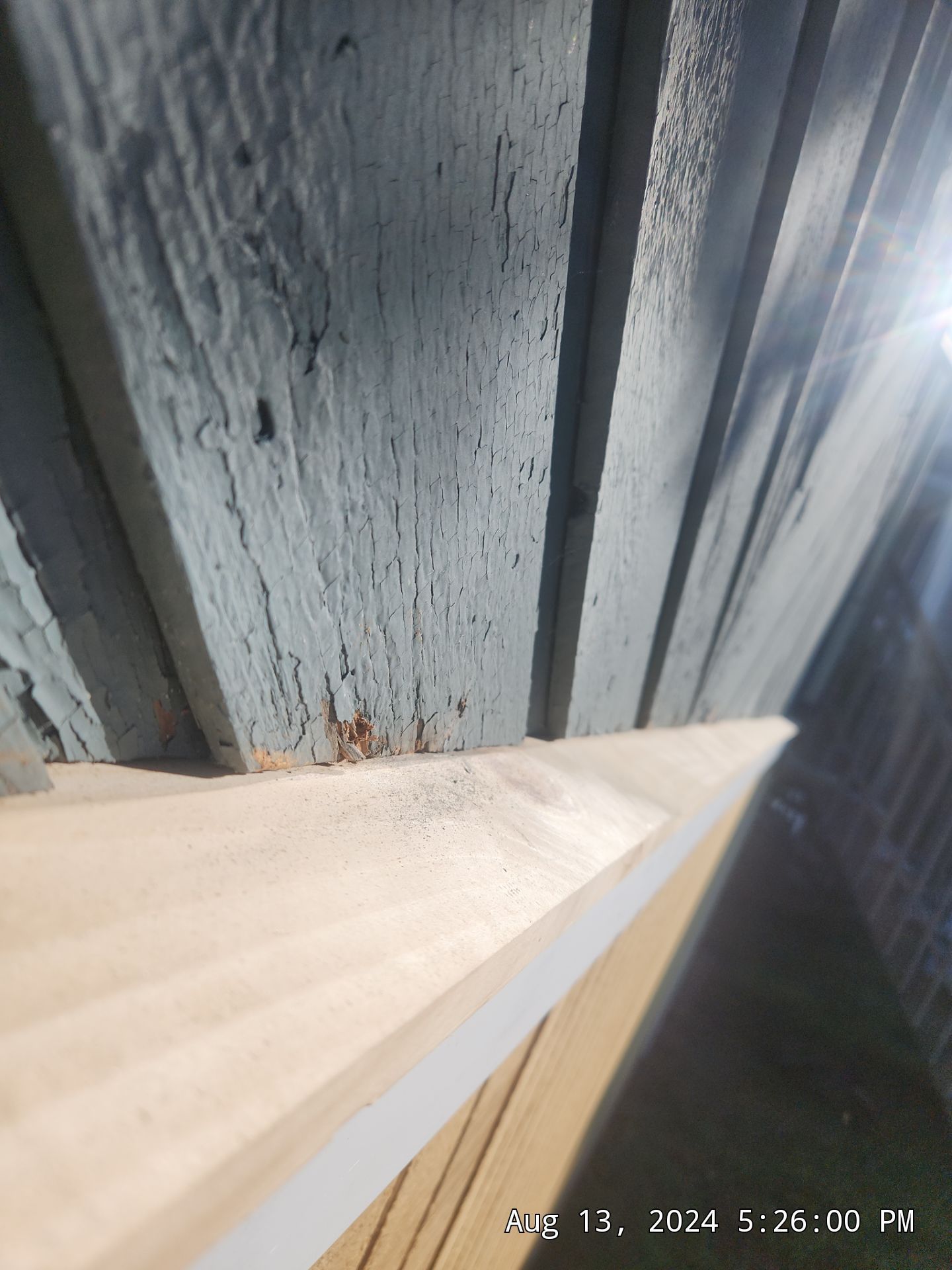 Siding Repair using New wood siding using T1-11 by A Plus Exterior