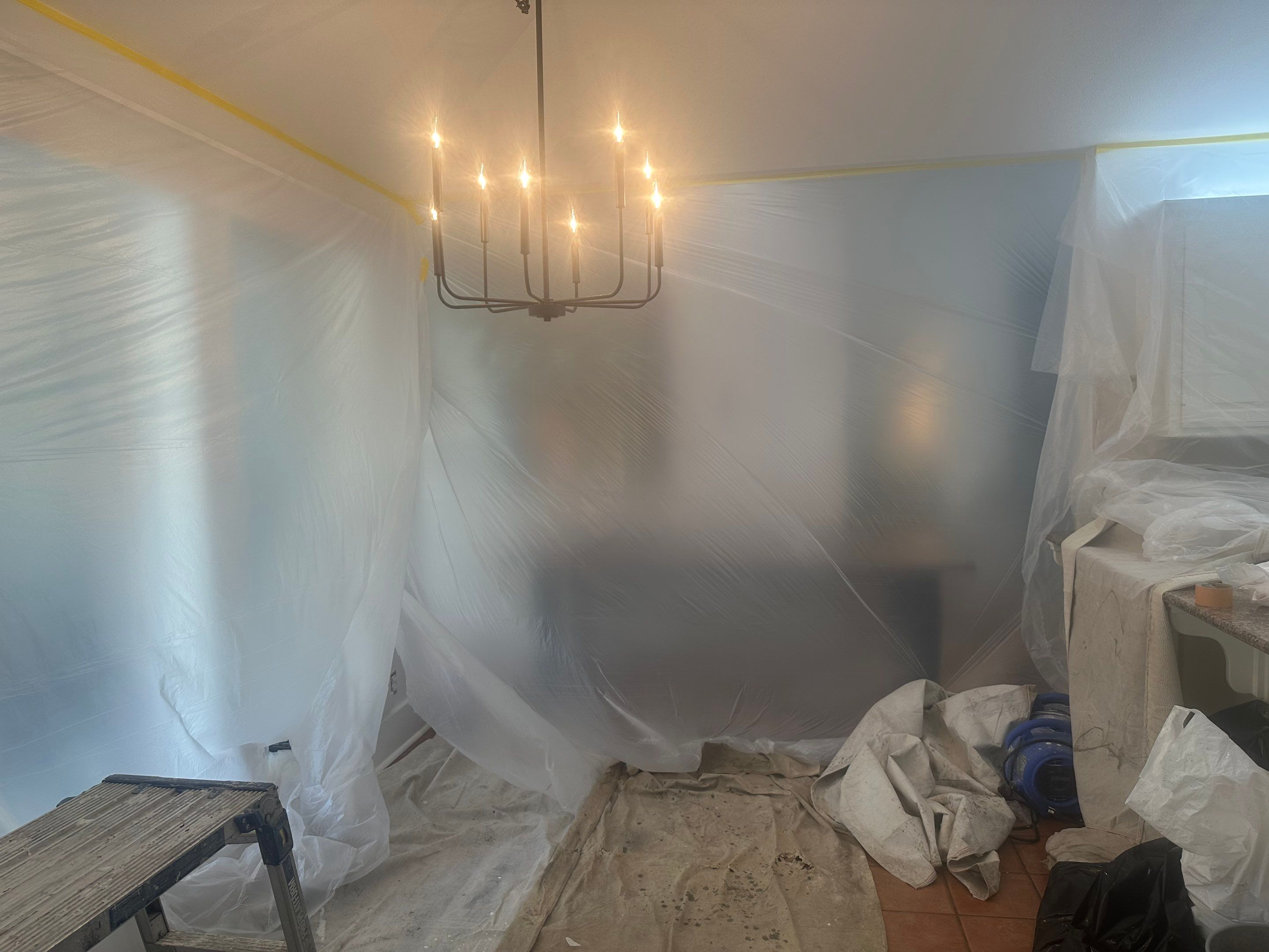 Interior Kitchen Painting & Drywall Texturing – Longview, Texas by Quality Coats Painting