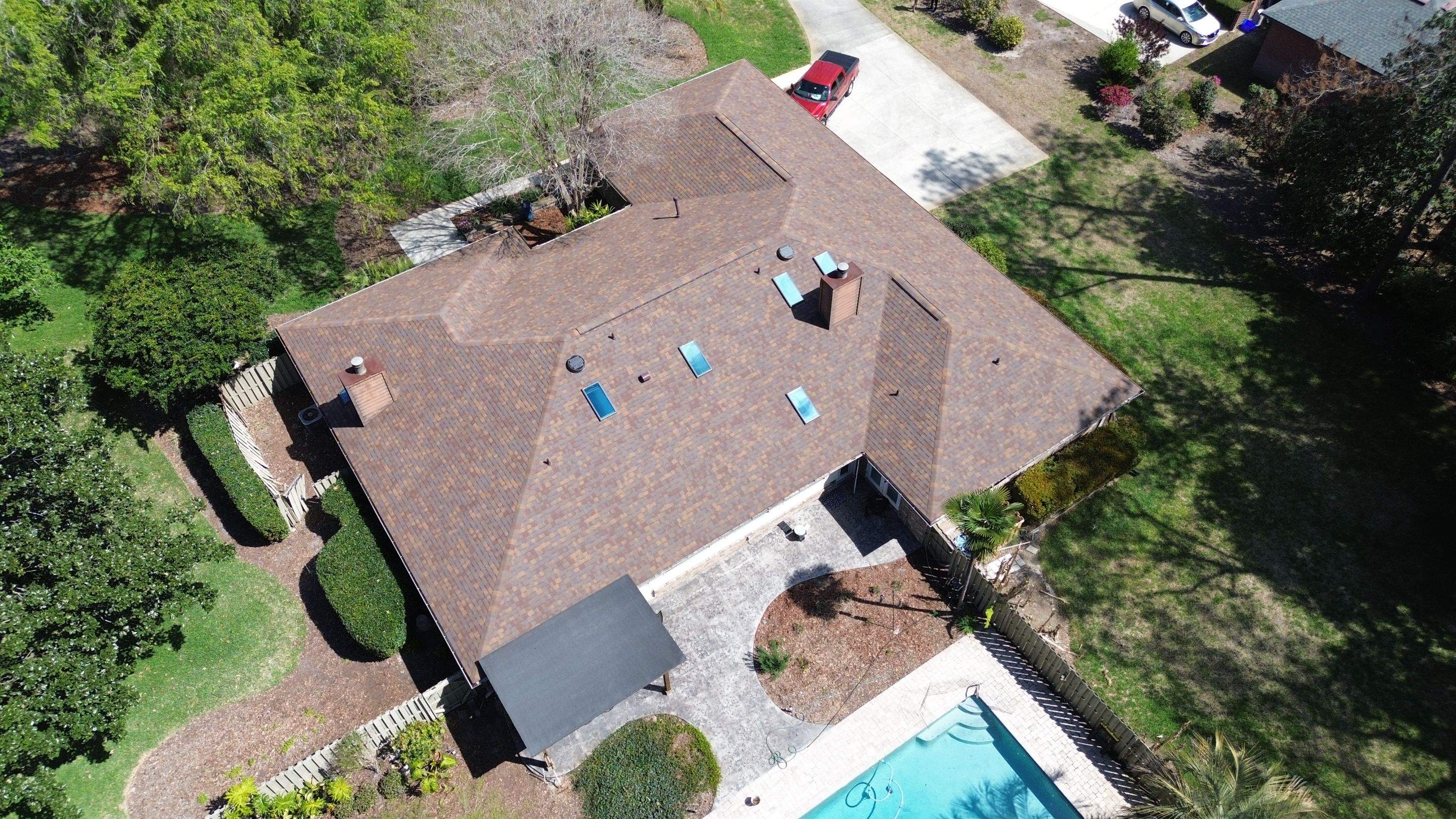 Sedona Canyon shingle roof replacement in Gainesville FL by Brehm Roofing