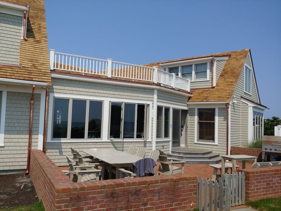 Gutter Installation using 4x6 Fiberglass Gutter in Harwich Port, MA by Gutter Pro Enterprises