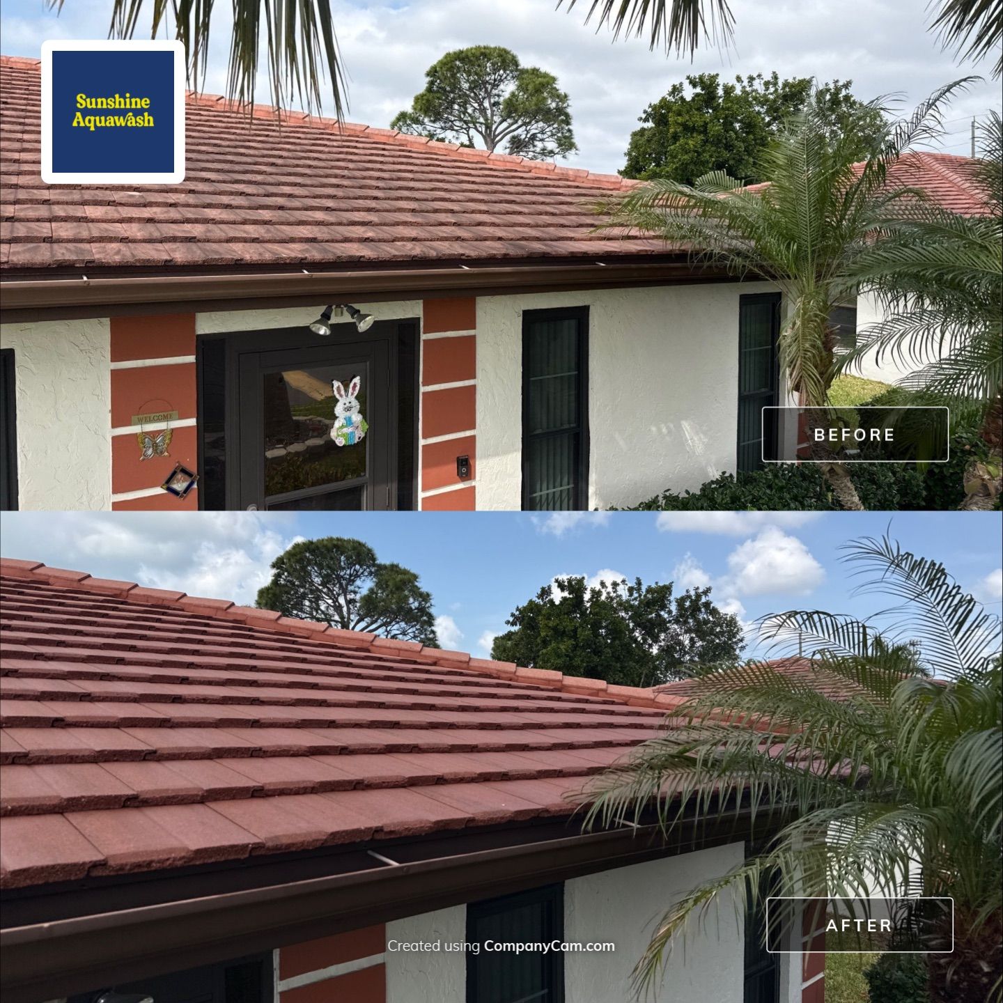 Tile Roof Cleaning – Vivenda at Bradenton I (Same-Day Service & Facebook Review) by Sunshine AquaWash