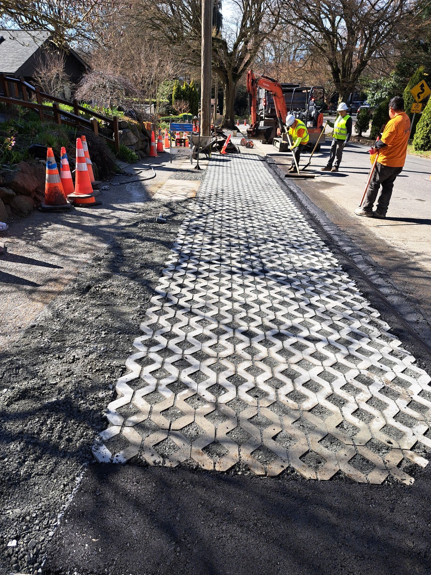 Russell | Turfstone Pavers Driveway  by Jireh Asphalt & Concrete Inc 