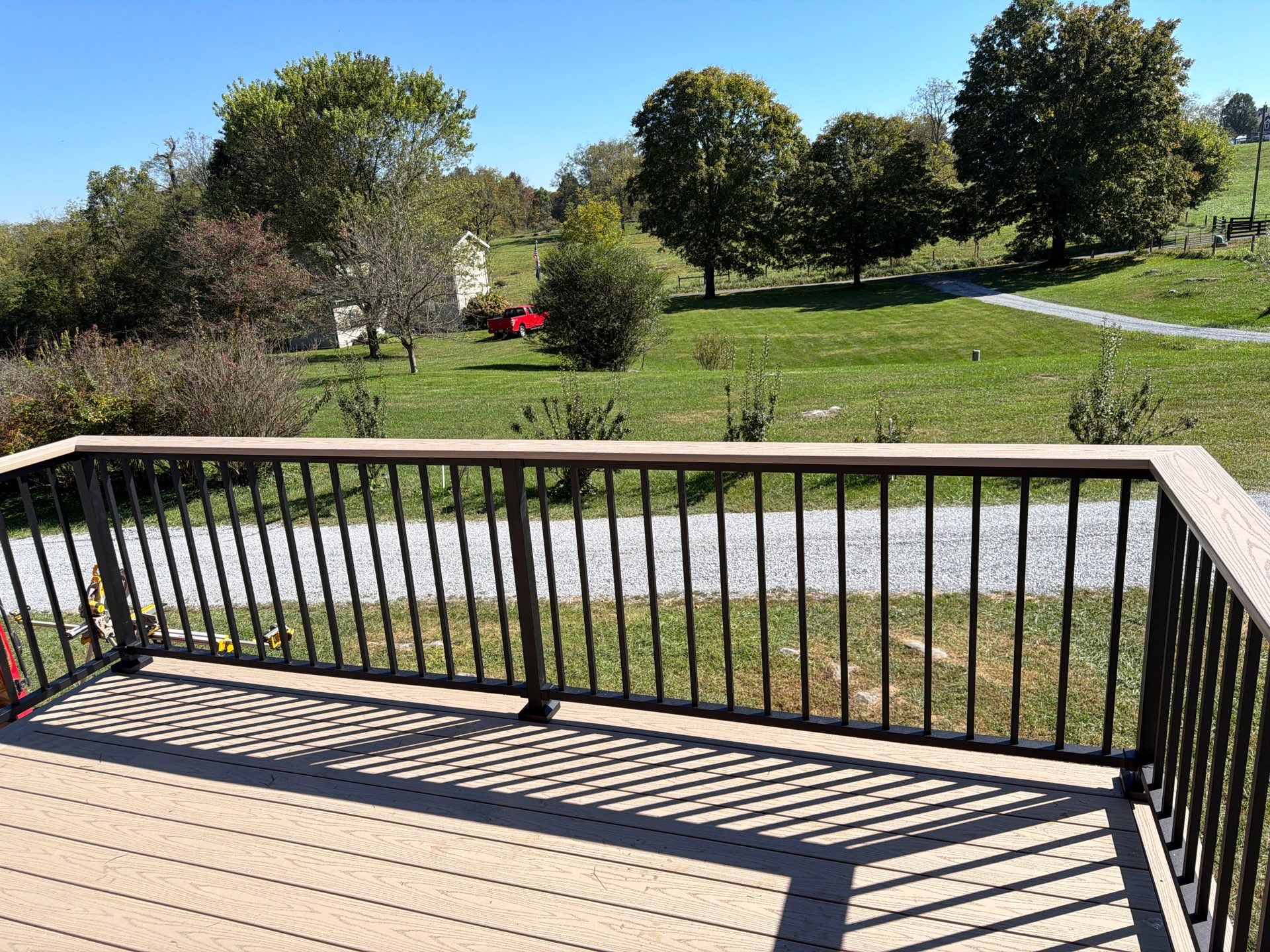 Elevated Composite Deck in Ronceverte by Walnut Hollow Decks & Outdoor Living