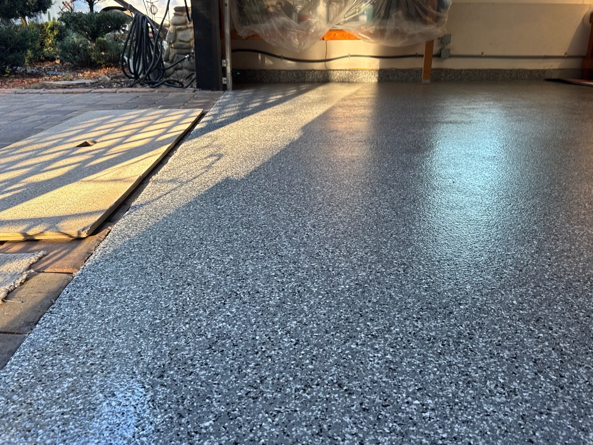 Garage in Gainesville, FL in Smoke by Cross Creek Concrete Coatings