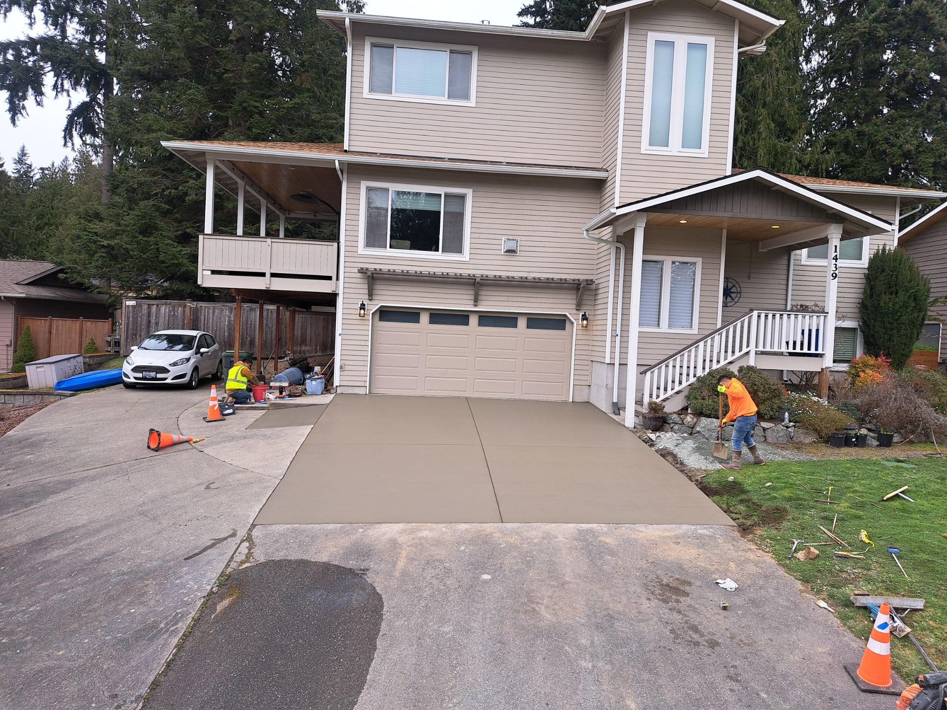 Concrete Driveway Renovation | Freeland  by Jireh Asphalt & Concrete Inc 