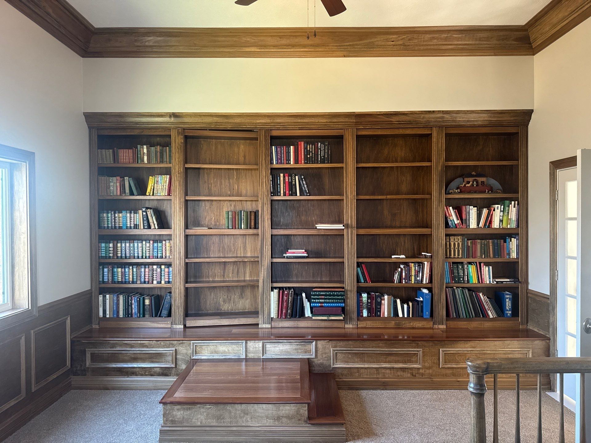 Office / Library Remodel by Farmer Home Solutions