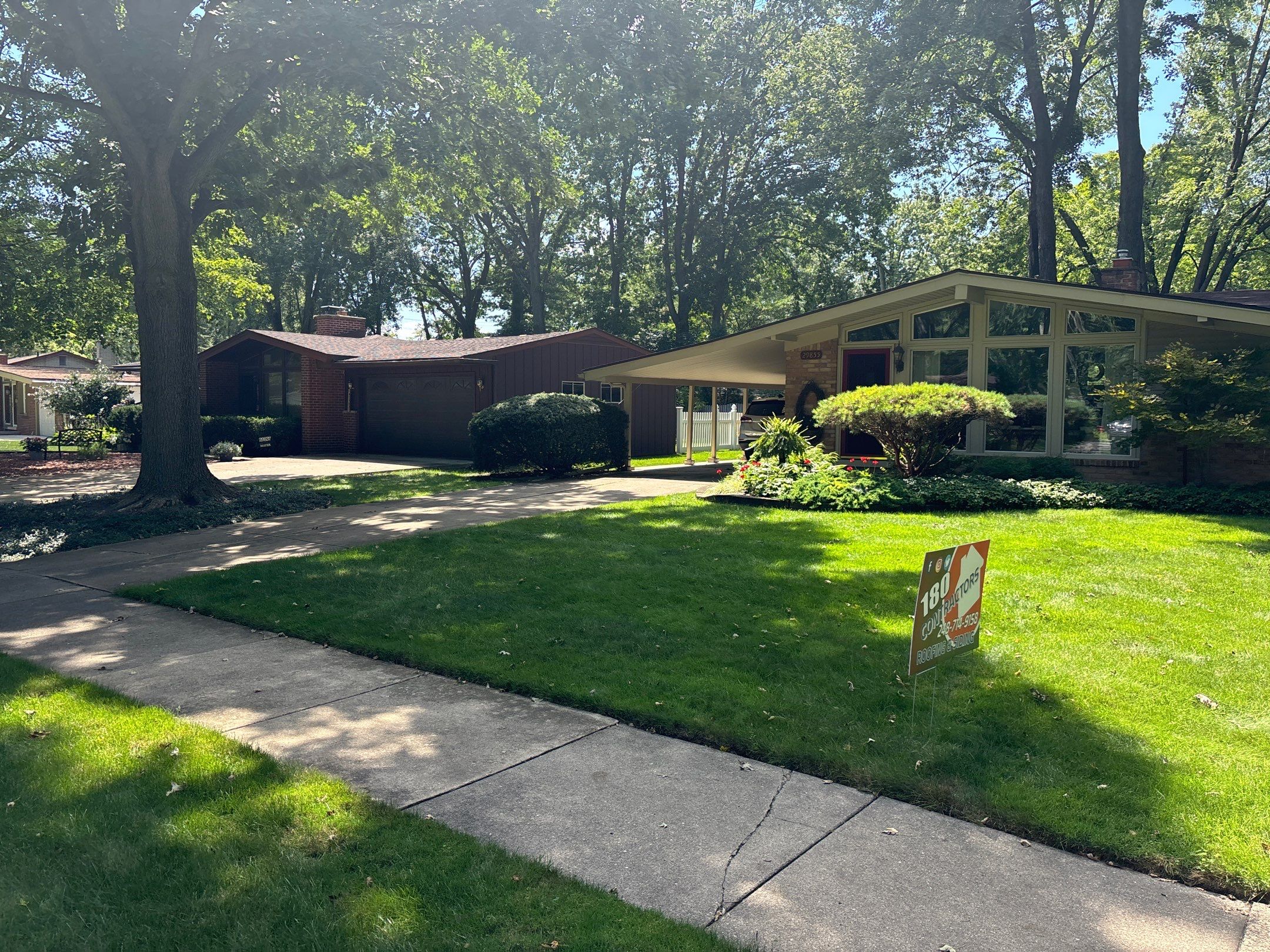 Roof Replacement using Owens Corning Duration by 180 Contractors
