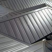 24ga 1" Nail-Strip Dark Bronze by Total Roofing System The Metal Roof Experts