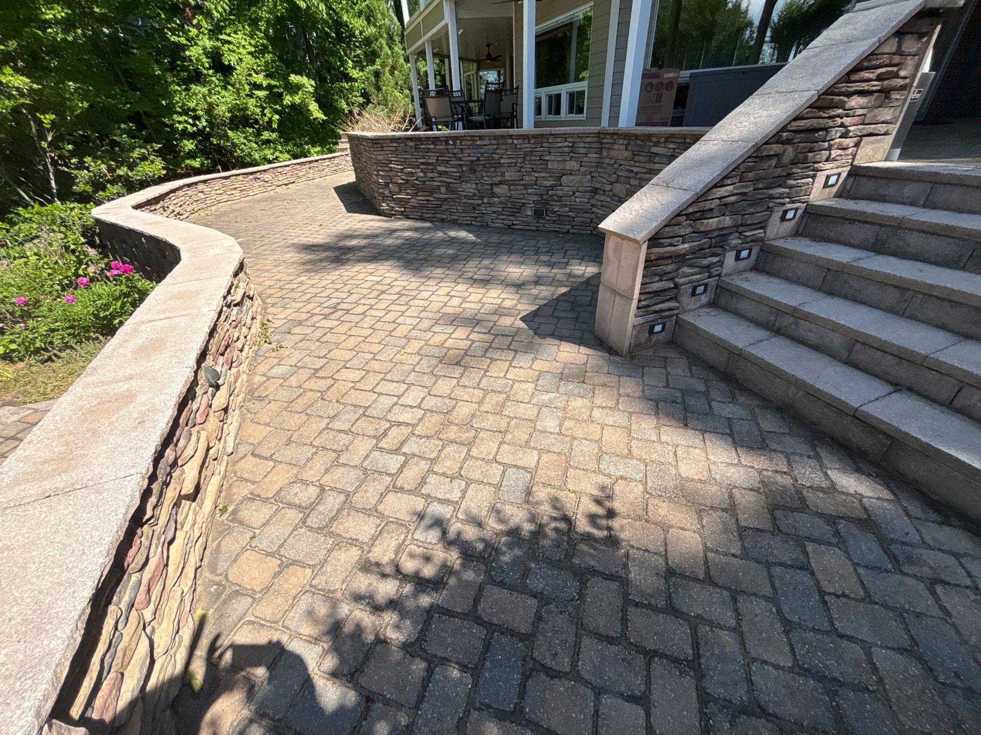Pavers using Concrete Sealant and PolySand by DuraSeal