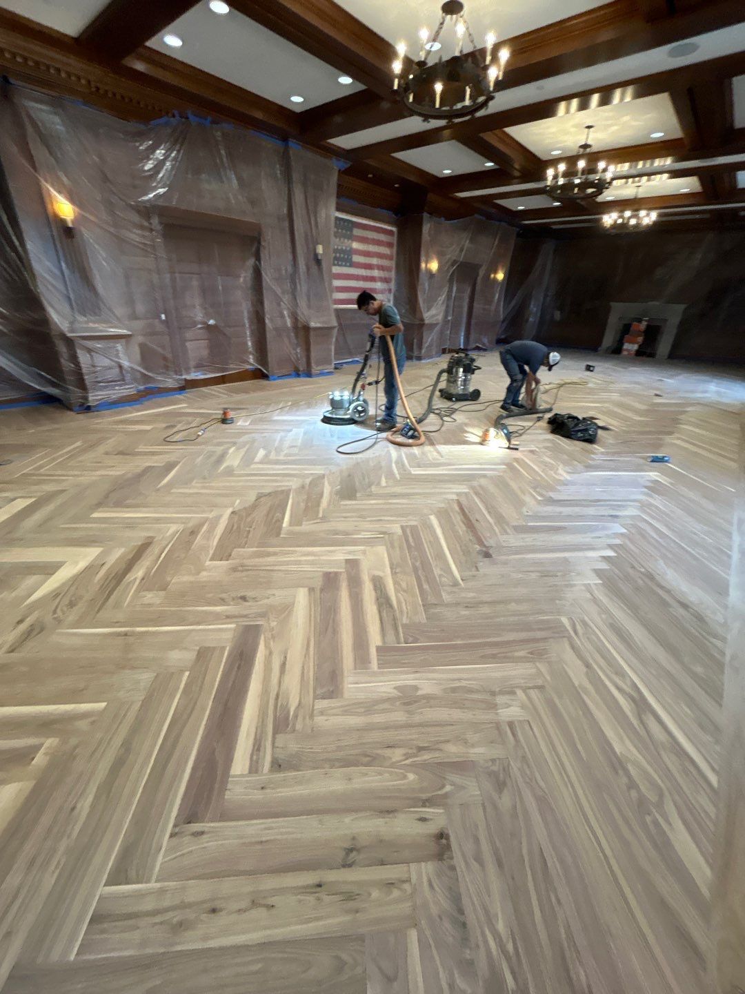 Patriotic Boys' School Refinish  by Footprints Floors of Nashville